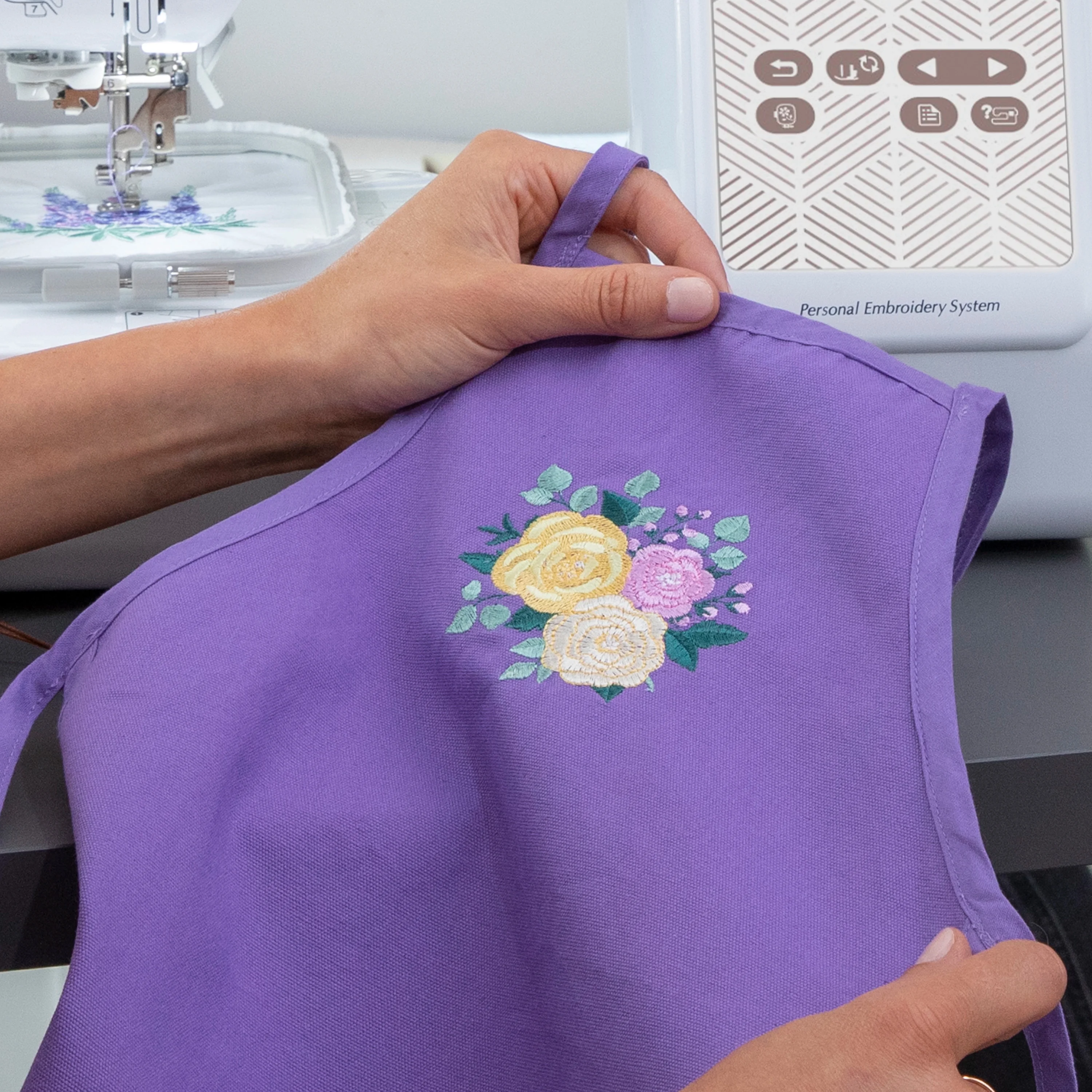 Brother PE570 Embroidery Machine with 135 Built - in Designs, Wireless Connectivity, and Artspira App Integration