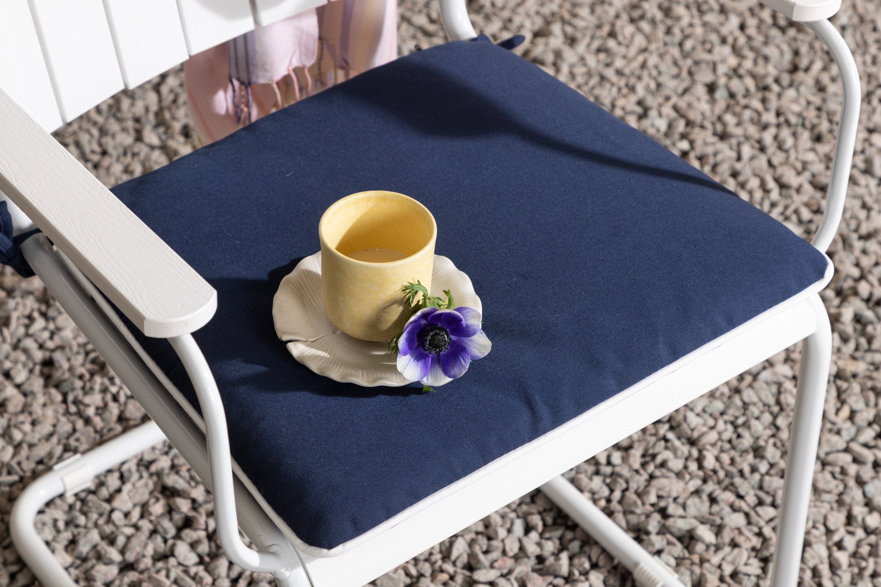 Rebellenclub Ellix Tuinstoelkussen - Blauw