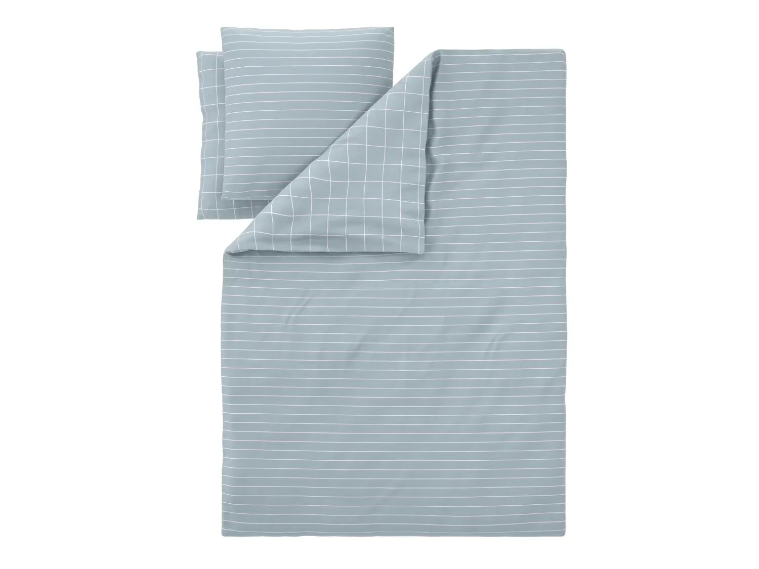 LIVARNO Parure de lit double face en satin microfibre, 240 x 220 cm