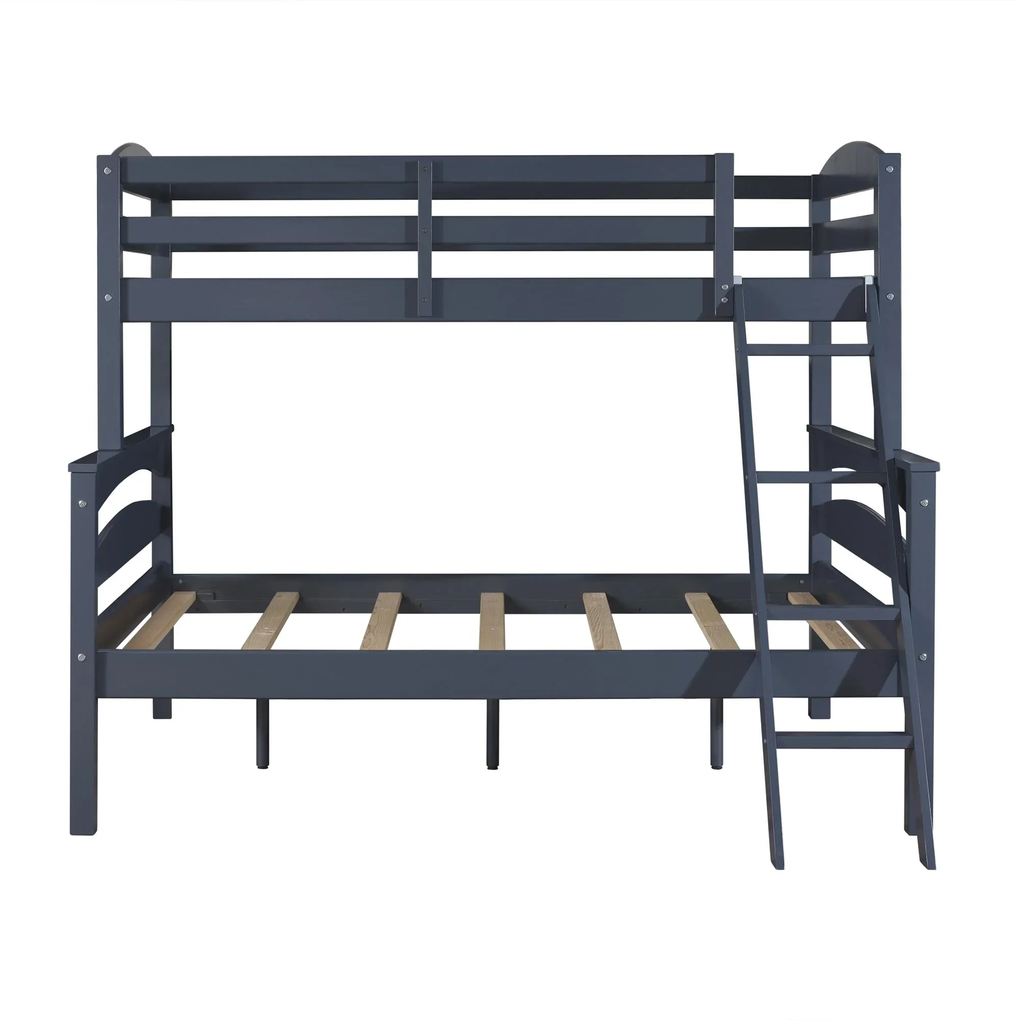Better Homes & Gardens Leighton Kids' Convertible Twin-Over-Full Bunk Bed, Gray