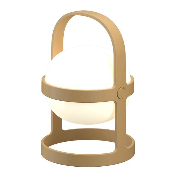 Soft Spot Solar solcellelampe circular 18,5 cm wheat