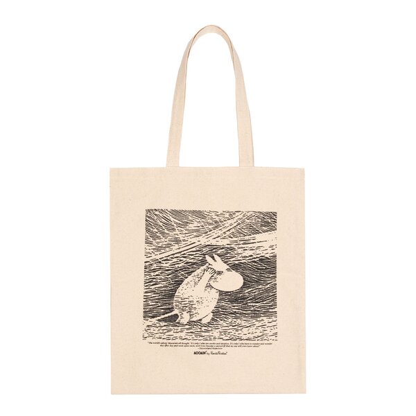 Mummi handlenett 38,5x42 cm Mummitrollet beige