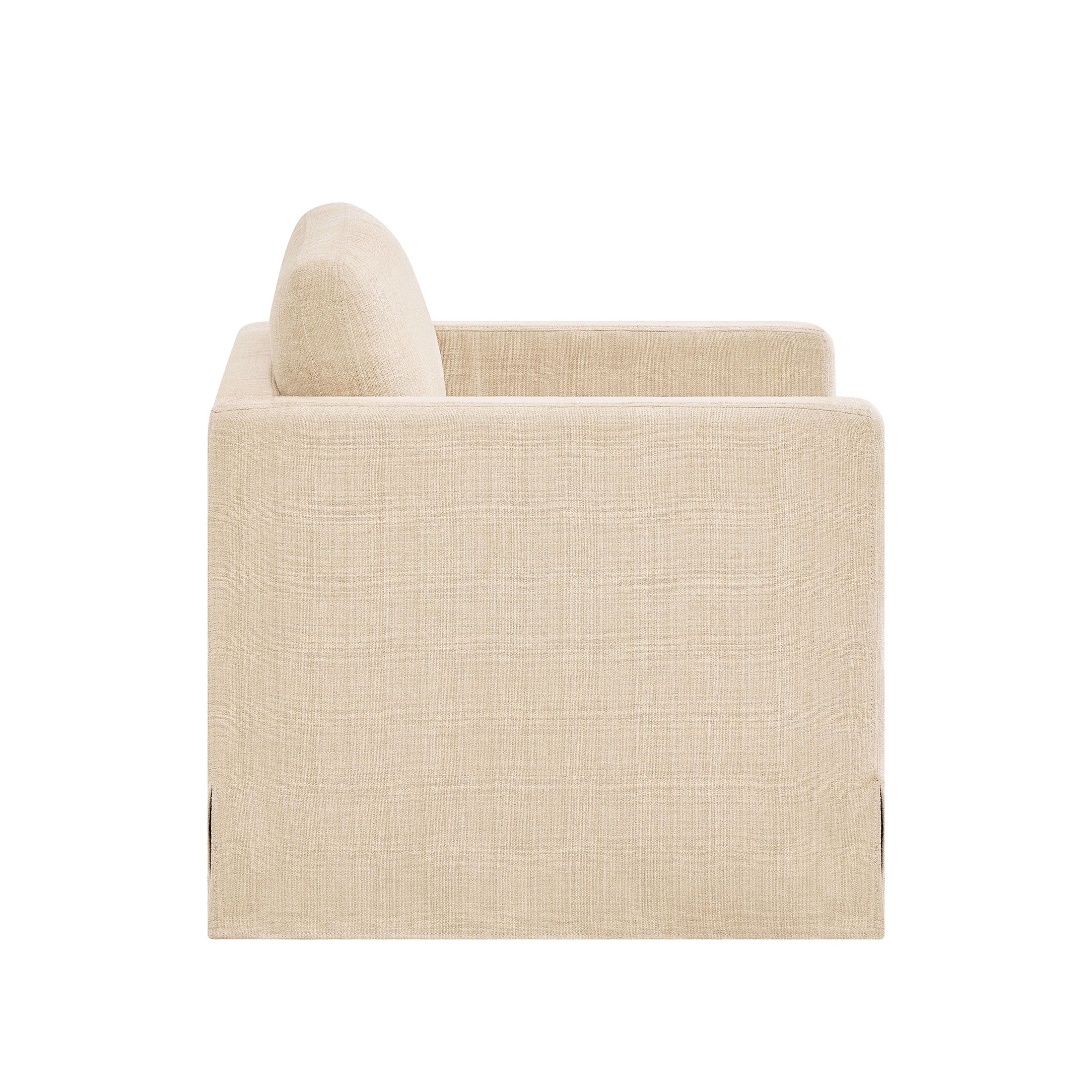 Better Homes & Gardens Waylen Swivel Accent Chair, by Dave & Jenny Marrs, Cream