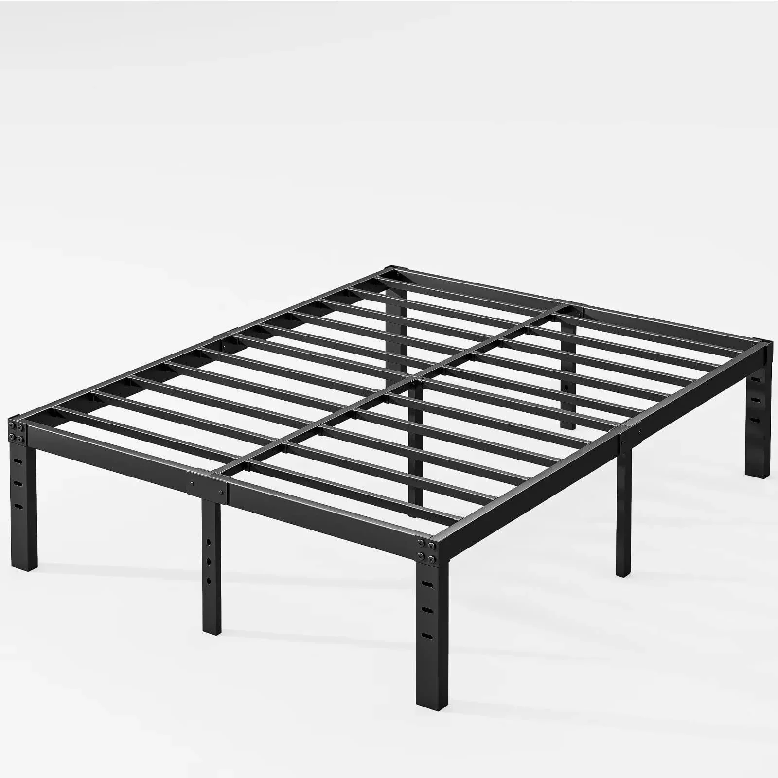 ULIESC 14 Heavy Duty Metal Platform Bed Frame, No Box Spring Needed, Queen Size