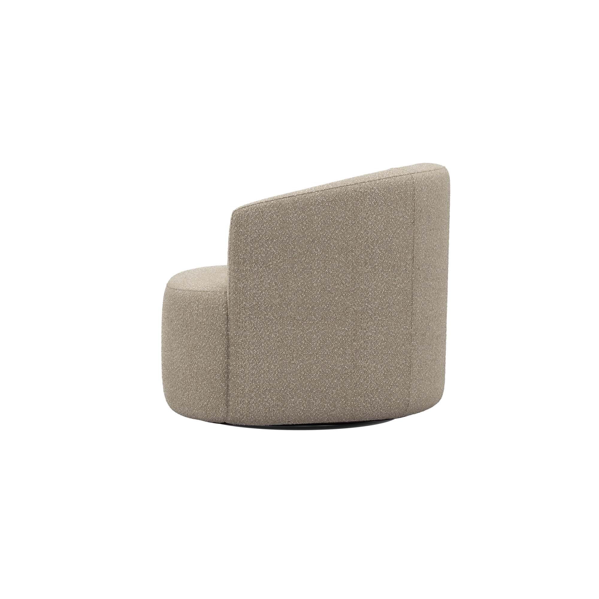 Boucle Swivel Accent Chair, Taupe(Taupe) - Image 6