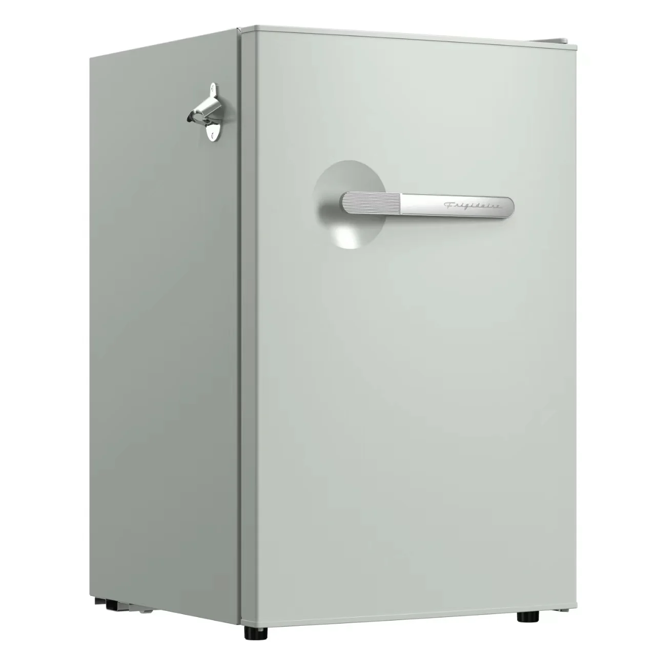 4.5 cu. ft. retro compact fridge built-in side bottle opener W: 21.65" x L: 22.24" X H: 32.91" (Azure)(Blue) - Image 10