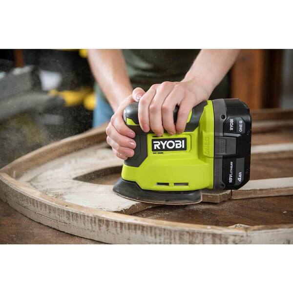 ONE+ 18V Cordless 2 Tool Combo Kit with Random Orbit Sander and Corner Cat Finish Sander (Tools Only) Image 7