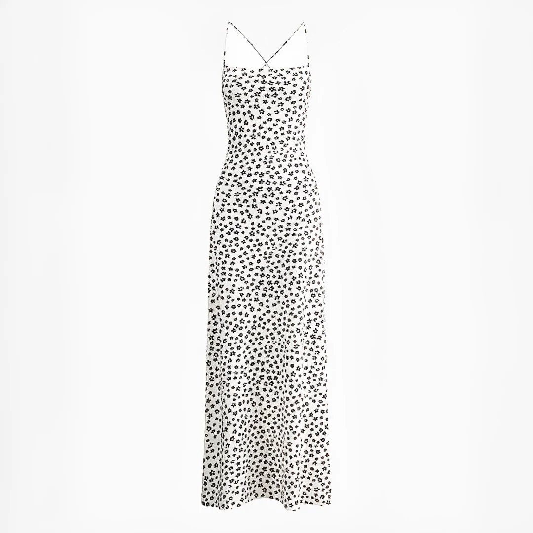 Emily - Robe longue légère avec bretelles