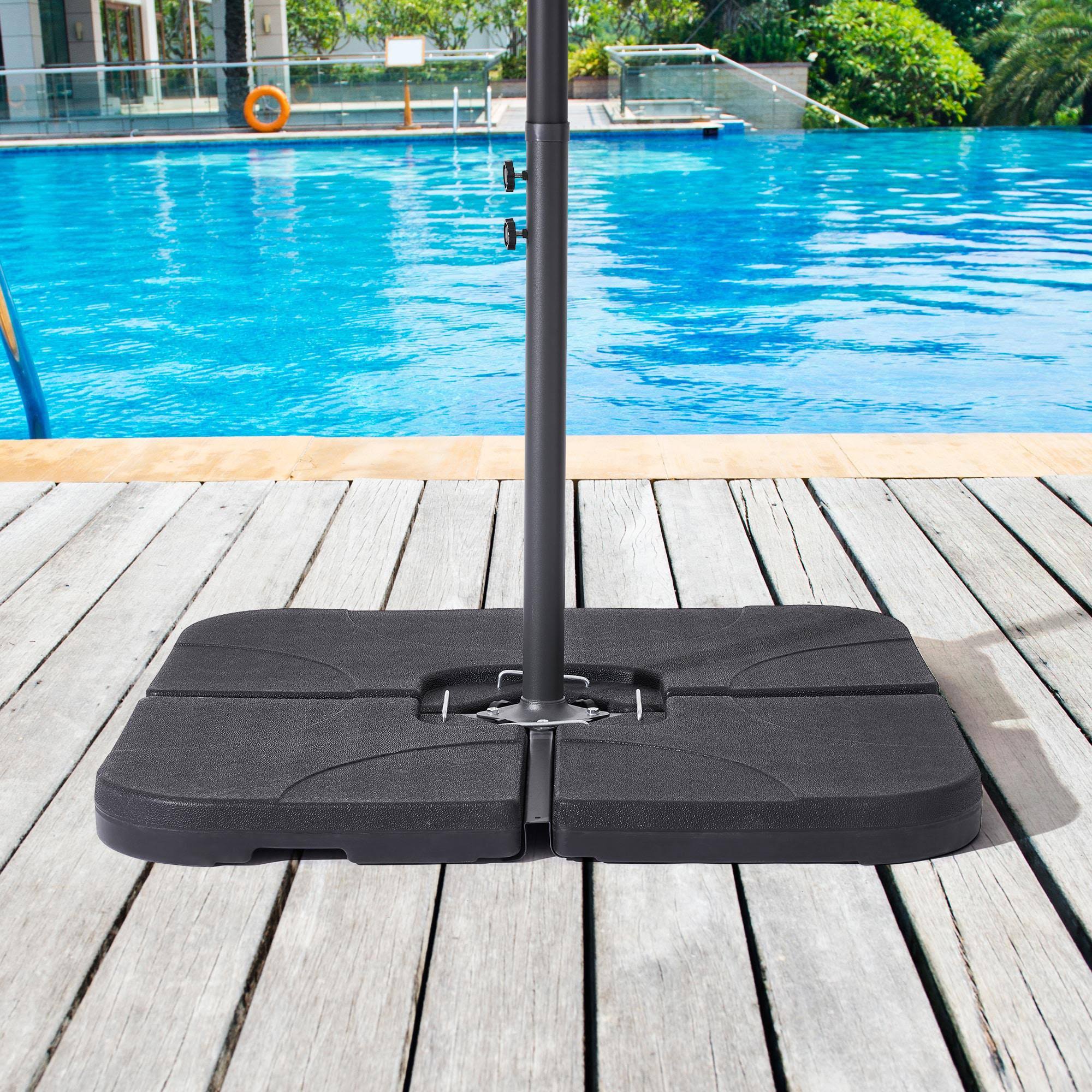 ACEGOSES Patio Umbrella Base Skytop Black Patio Umbrella Base | LW-92B