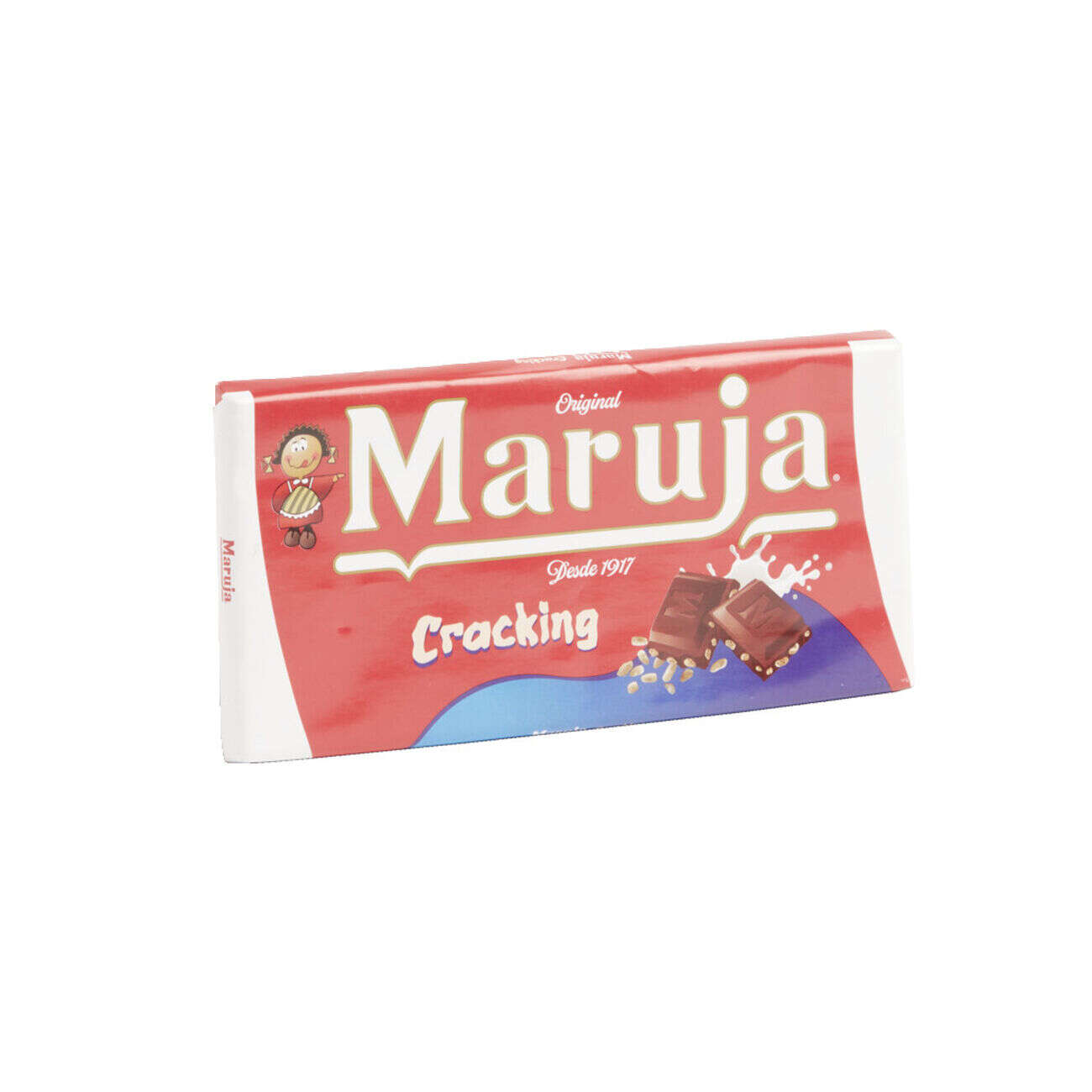 Tablette de chocolat au lait et riz soufflé Maruja 85g