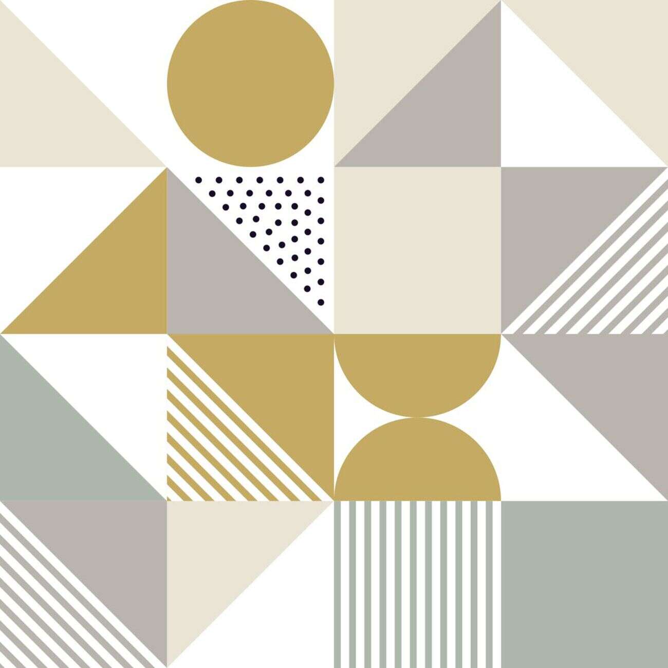 Nappe rectangulaire tissu Dakar motif géométrique gris et marron 140x250cm