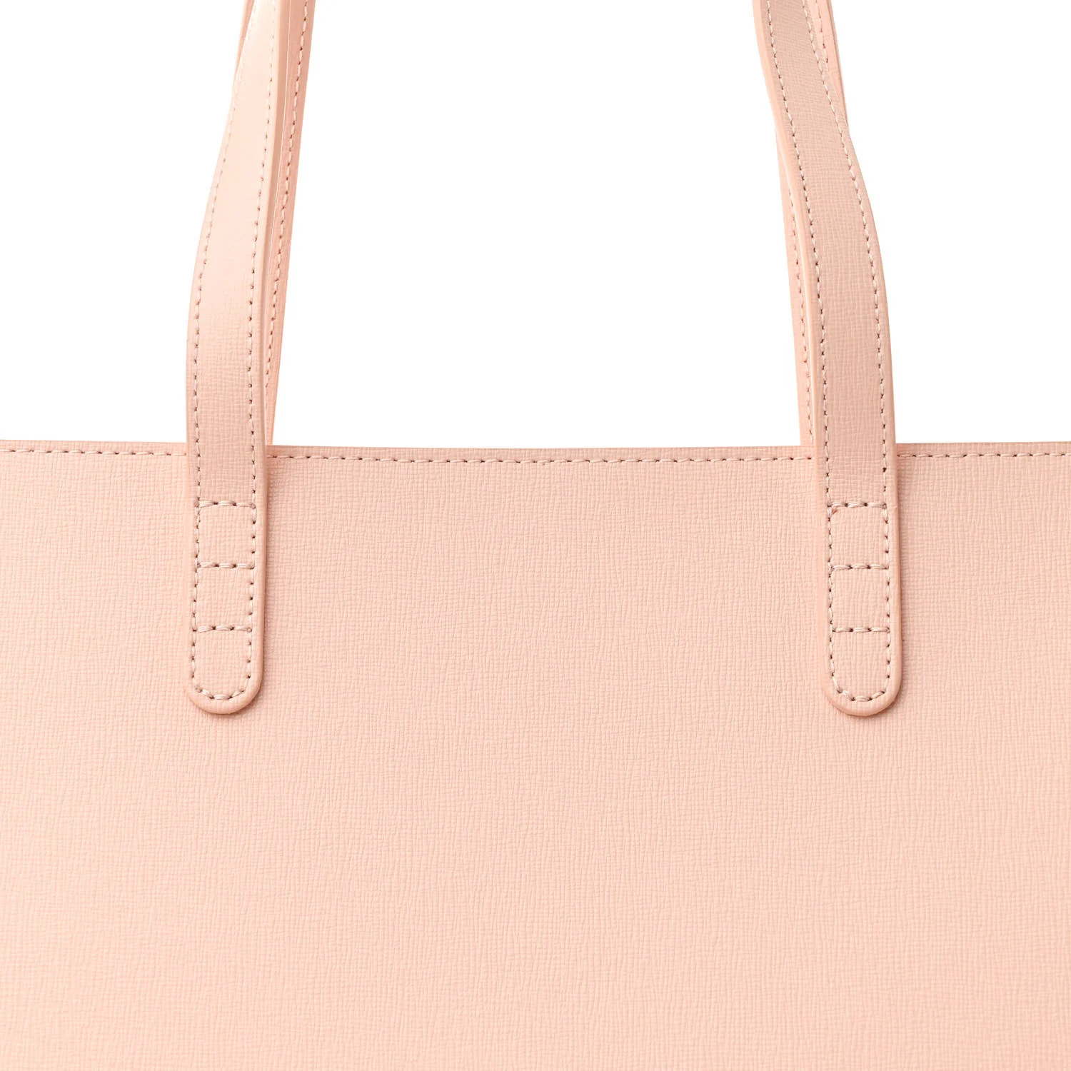 Saffiano Small Zip Tote Dahlia