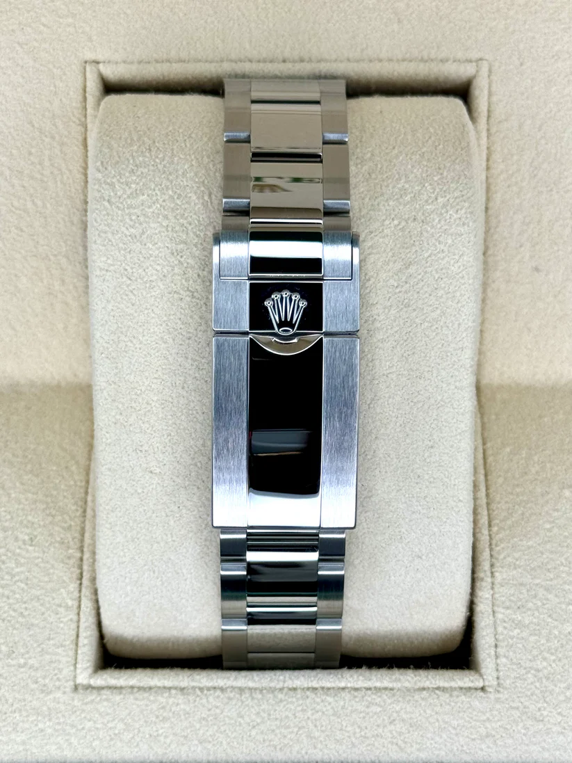[Super Clone]RLX GMT-Master II 40 Watch - Black and Blue Batman Bezel - Black Dial - Oyster Bracelet | Ref m126710blnr-0003