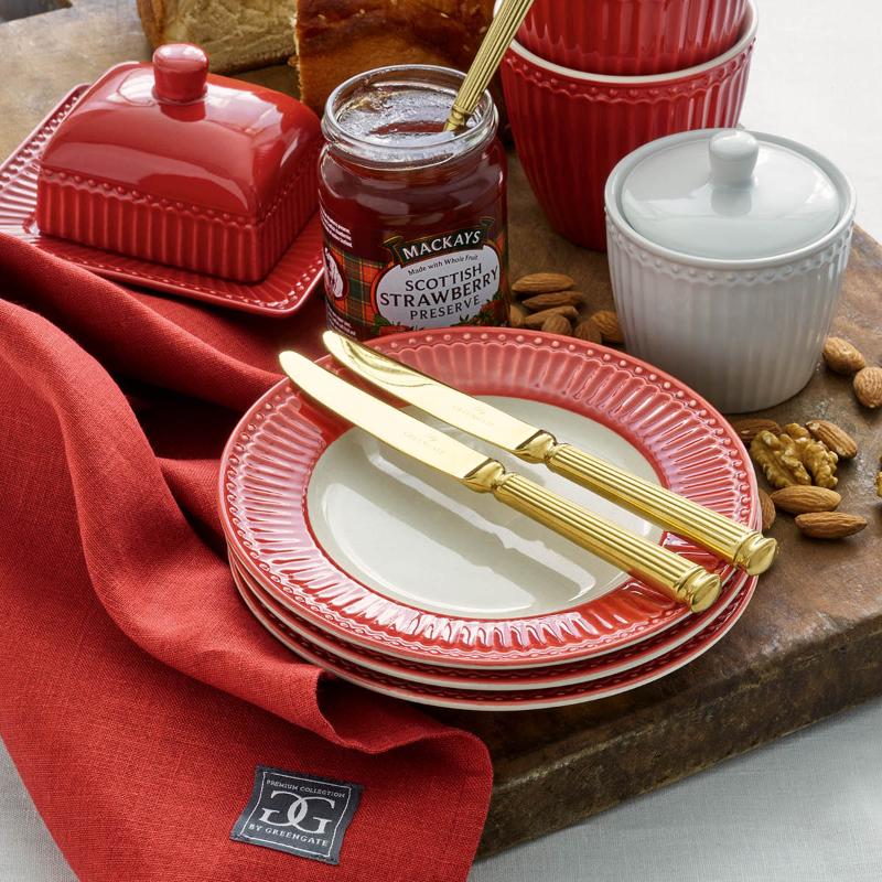 Everyday Alice tallerken 26,5 cm dark red
