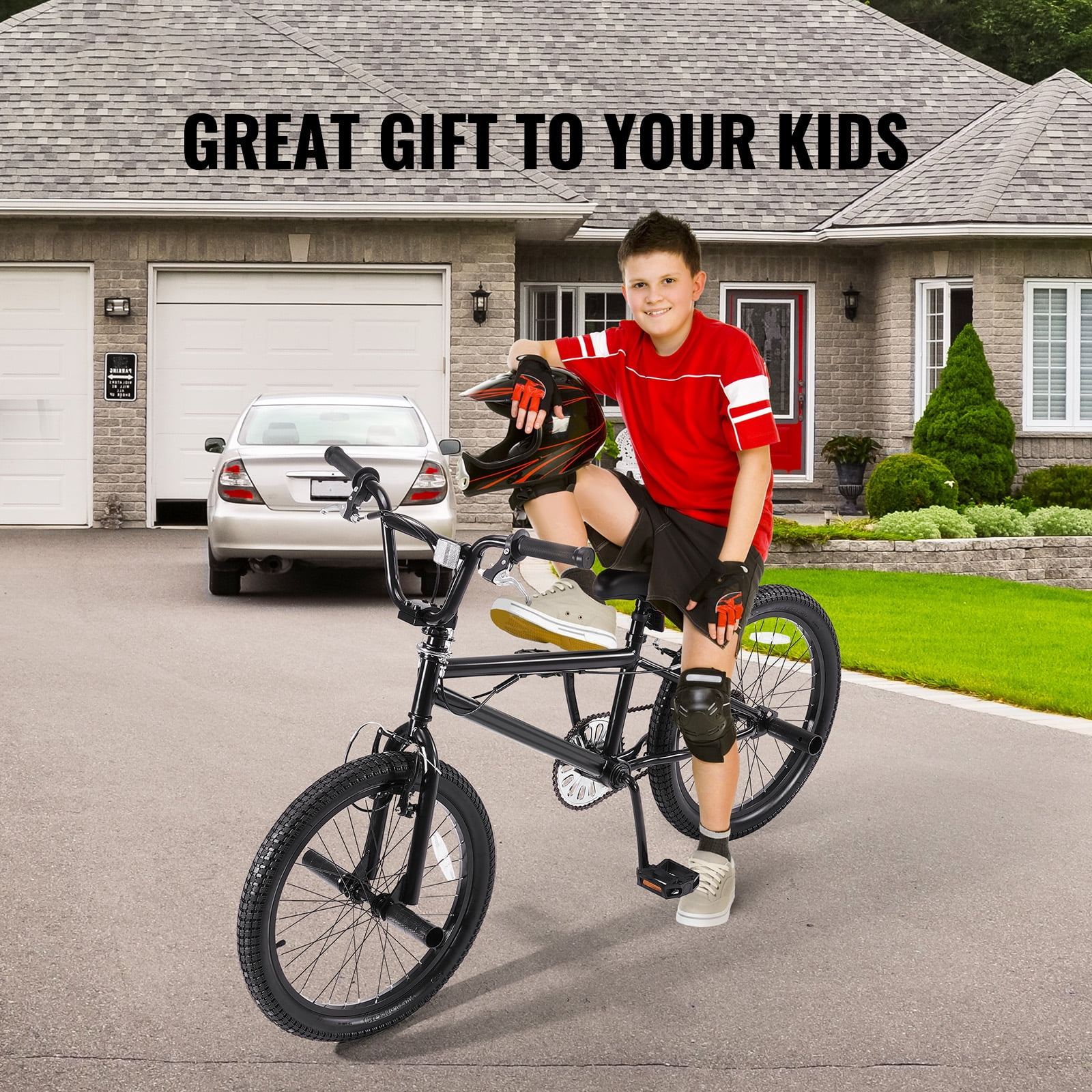 BMX Cycle, Freestyle Bike with 20-Inch Wheels, BMX Racing Cycle with 360° Rotator and Four Pegs, Suitable for Novice to Skilled Riders, BMX Bikes for Teens and Adults(20" All-Wheel Brake) - Image 6