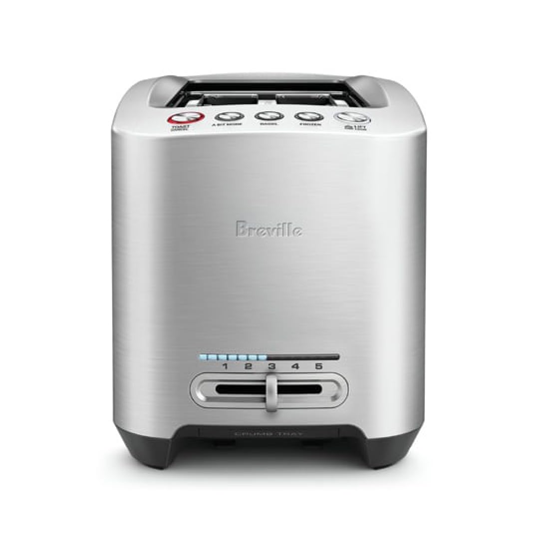 Grille-pain intelligent Breville en acier inoxydable brossé, 2 tranches