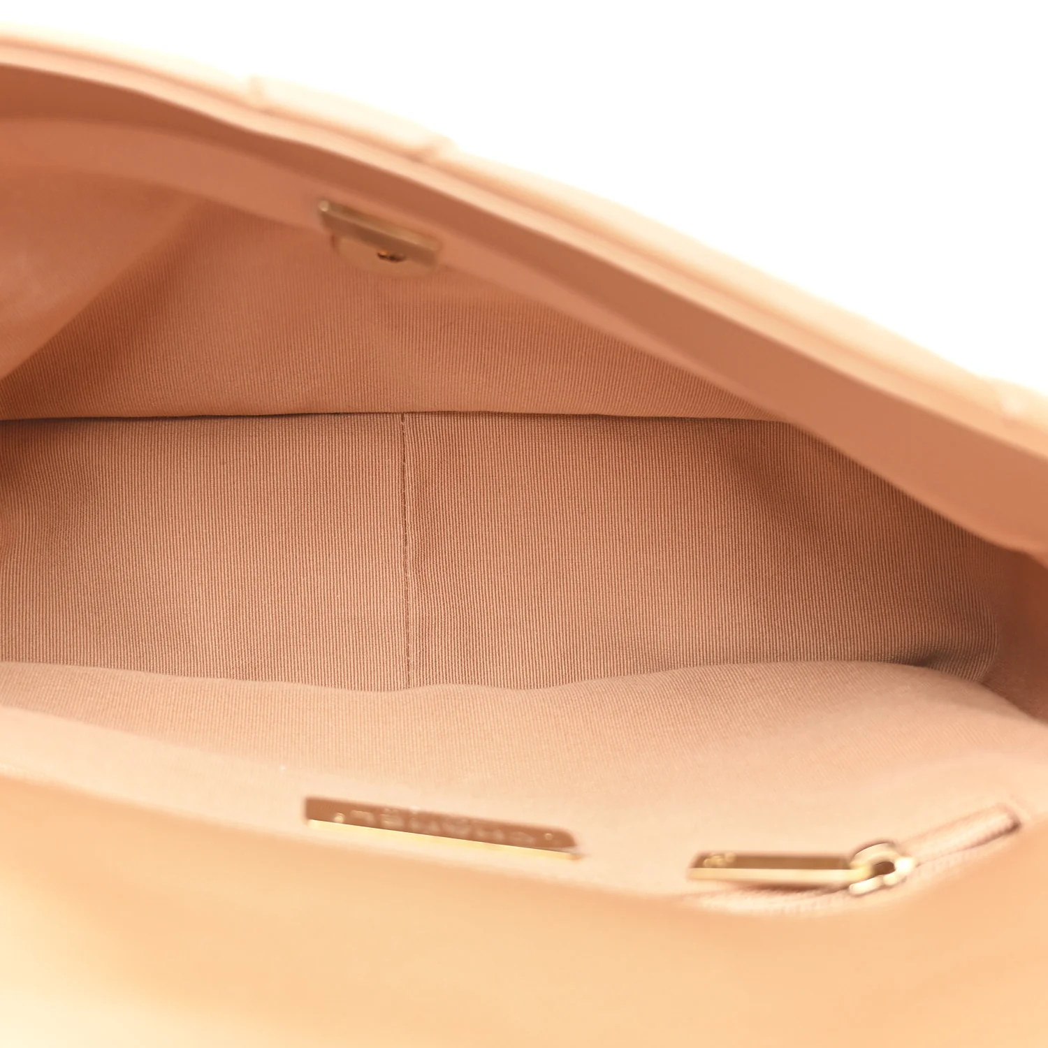Lambskin Quilted Medium Chanel 19 Flap Brown