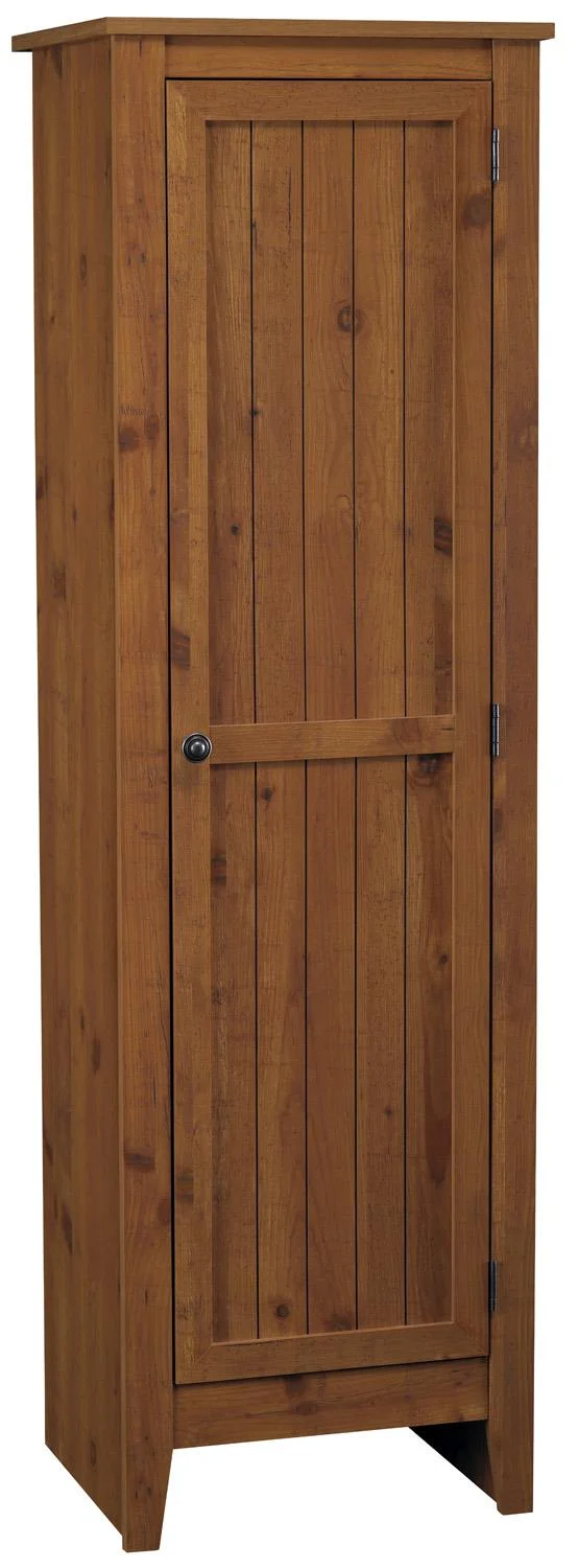 Milford Single Door Storage Pantry Cabinet, Old Fashioned Pine - Image 9