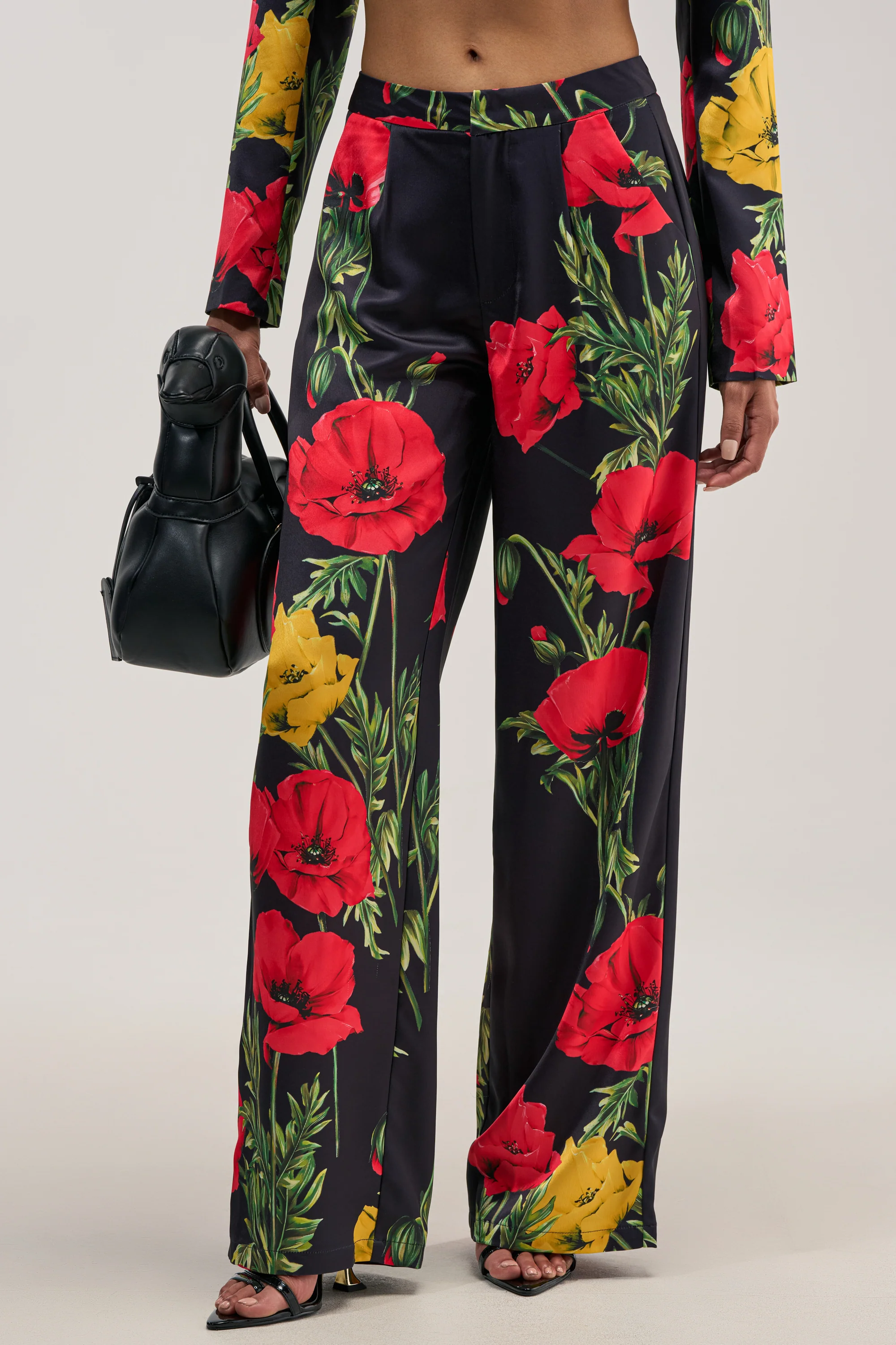 WILDFLOWER SATIN TROUSER - Akira Store