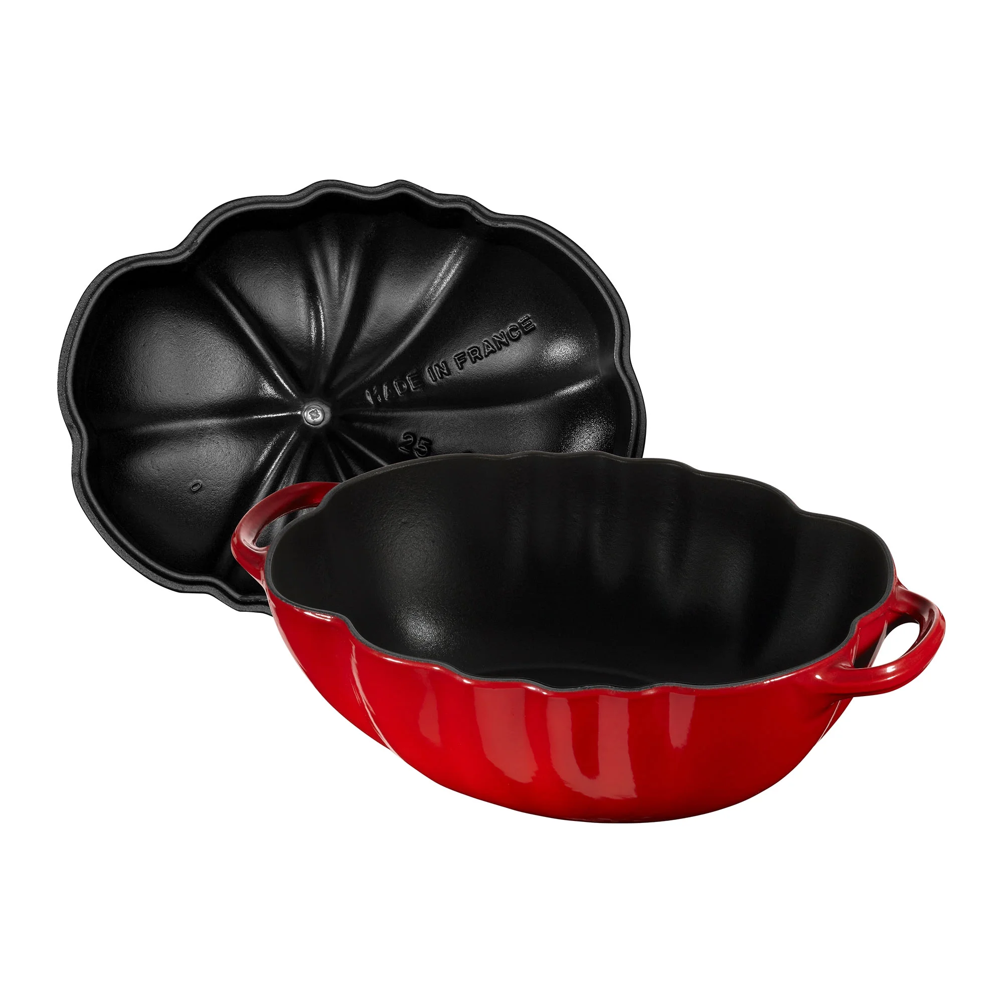 Cast Iron 3-qt Tomato Cocotte Cherry(Cherry) - Image 8