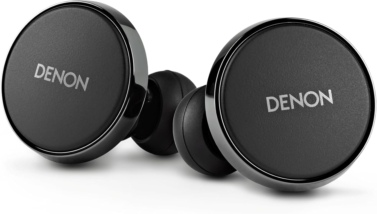 Denon PerL Pro True Wireless Earbuds - Adaptive Active Headphones Wireless Noise Canceling  Masimo Adaptive Acoustic Technology  Spatial Audio  32Hr Battery Life  Wirefree Charging  Black