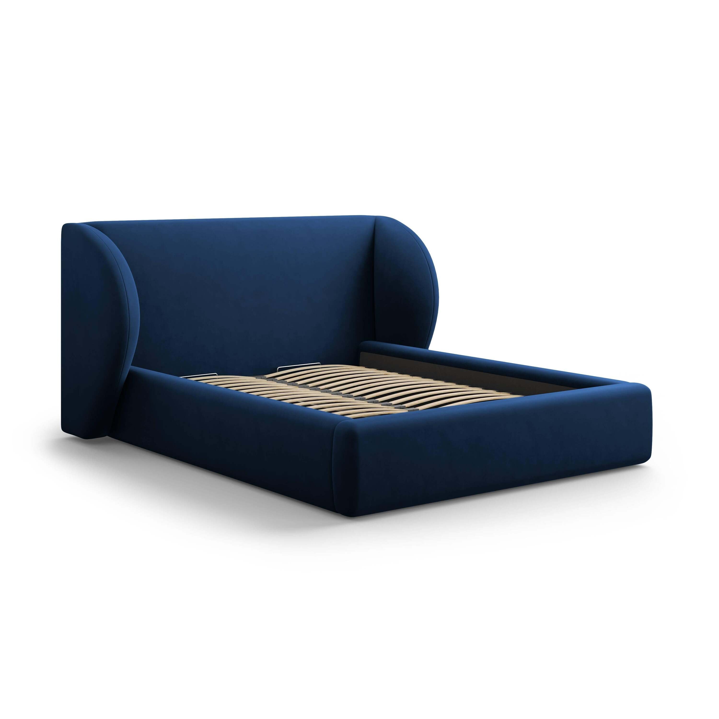 Micadoni Bedframe Miley met Opbergruimte - 140 x 200 cm - Fluweel - Ko