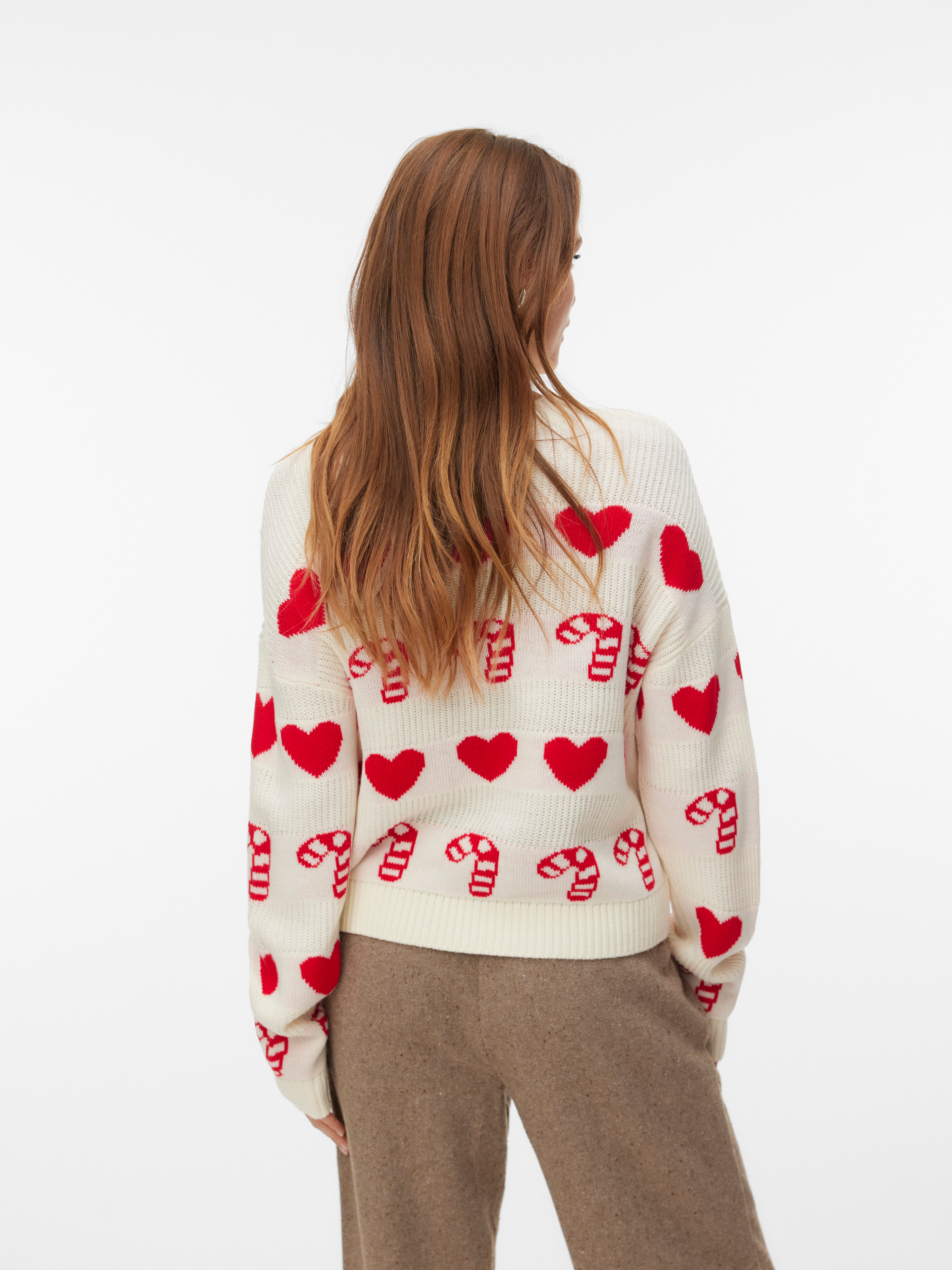VERO MODA® VMCANDYHEARTS Knitted pullover