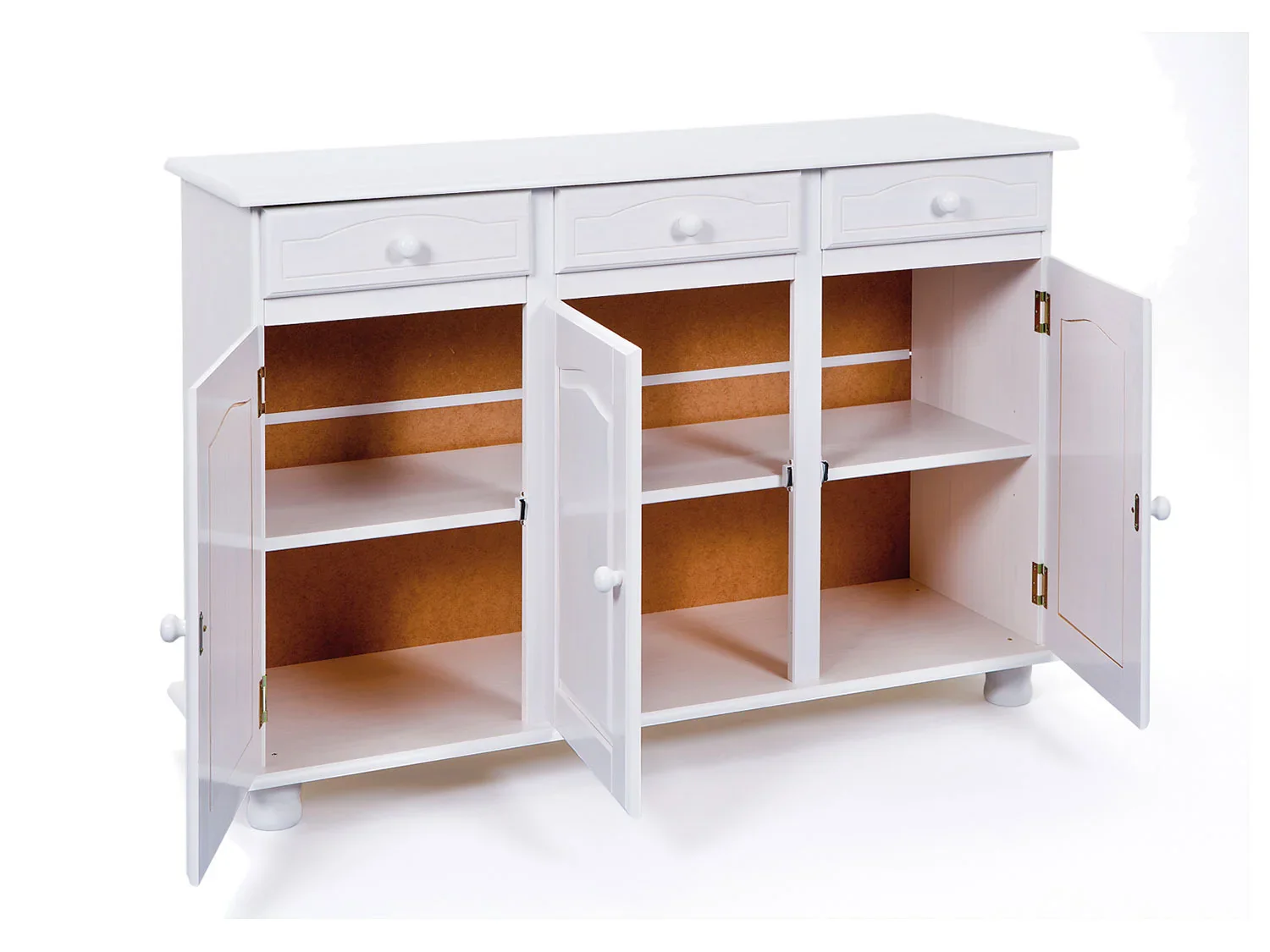 Inter Link Commode de style campagnard en bois massif