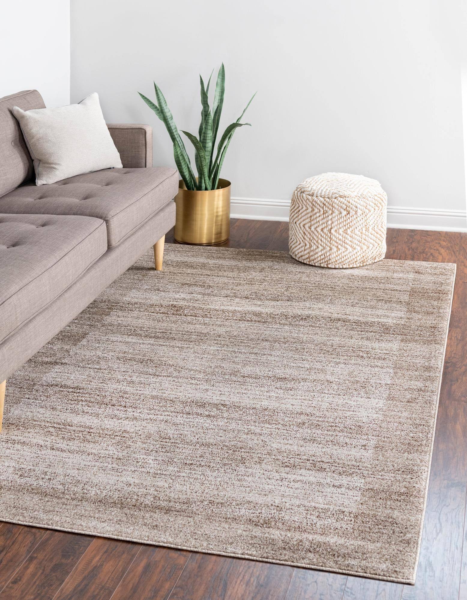 Unique Loom Abigail Del Mar Area Rug - 5' x 8' Beige