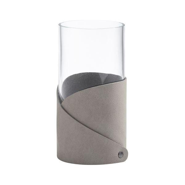 Fold Nupo vase S 7,5x15 cm lys grå