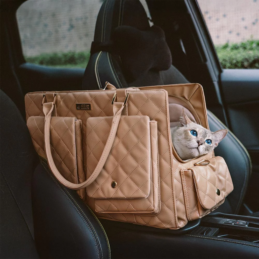 Large Carrying Stylish Multi-Functional Human-Cat Shared Travel Cat Bag - Wandering Tail