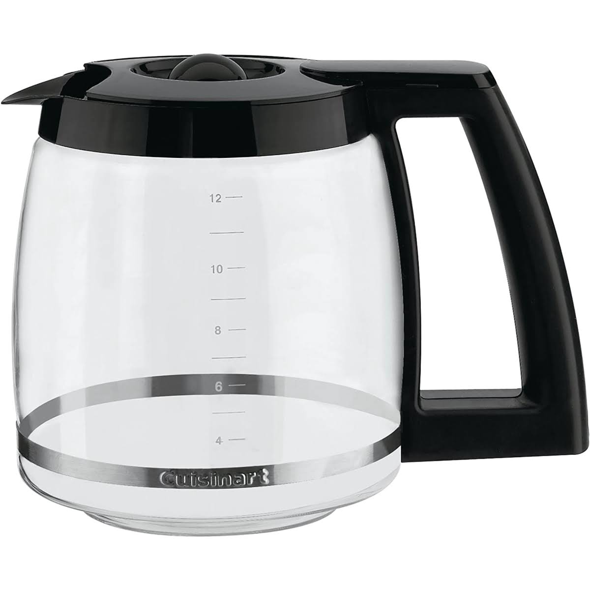Cuisinart Dcc-1200prc 12-Cup Replacement Glass Carafe, Black