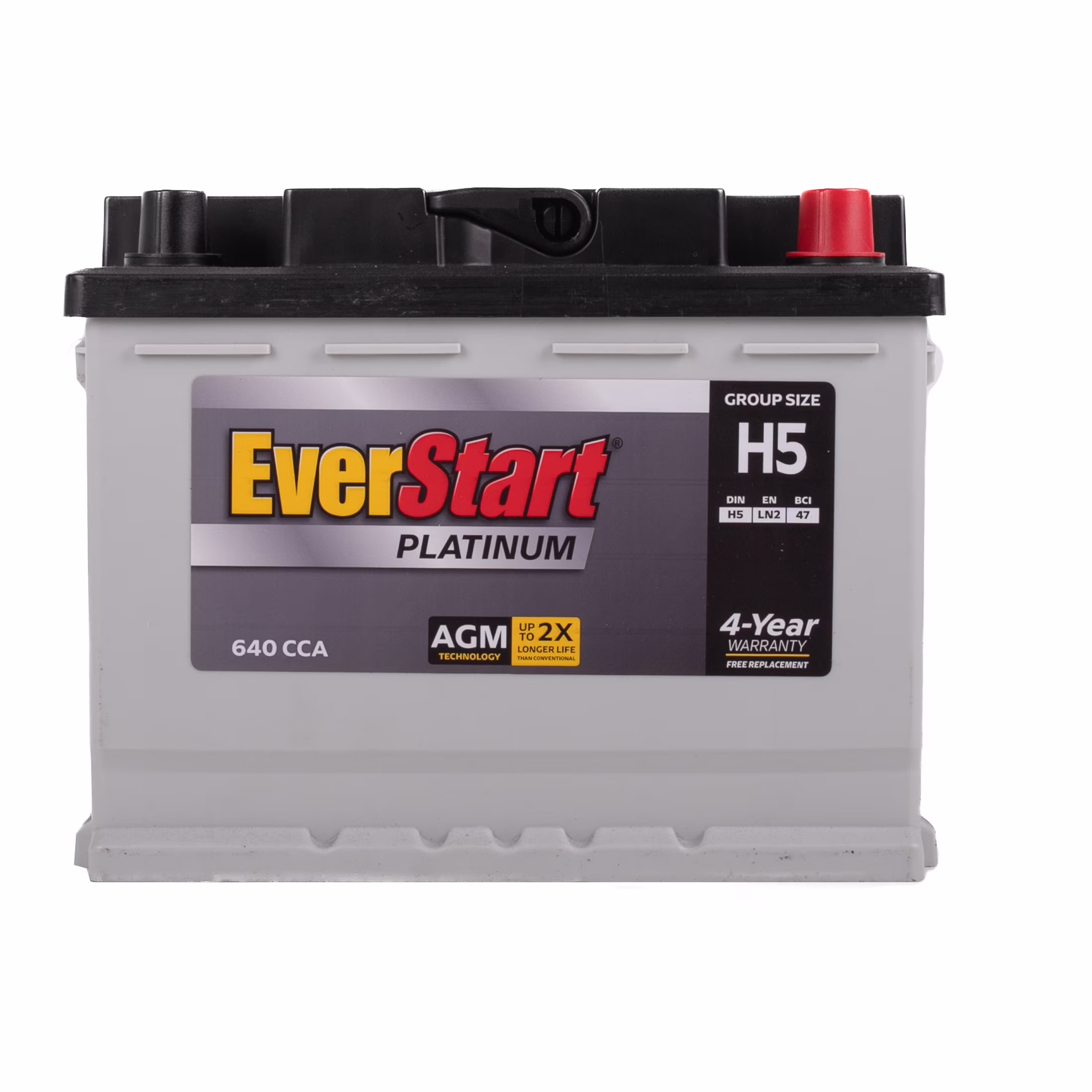 Platinum AGM Battery, Group Size H5 12 Volts 640 CCA 100 RC
