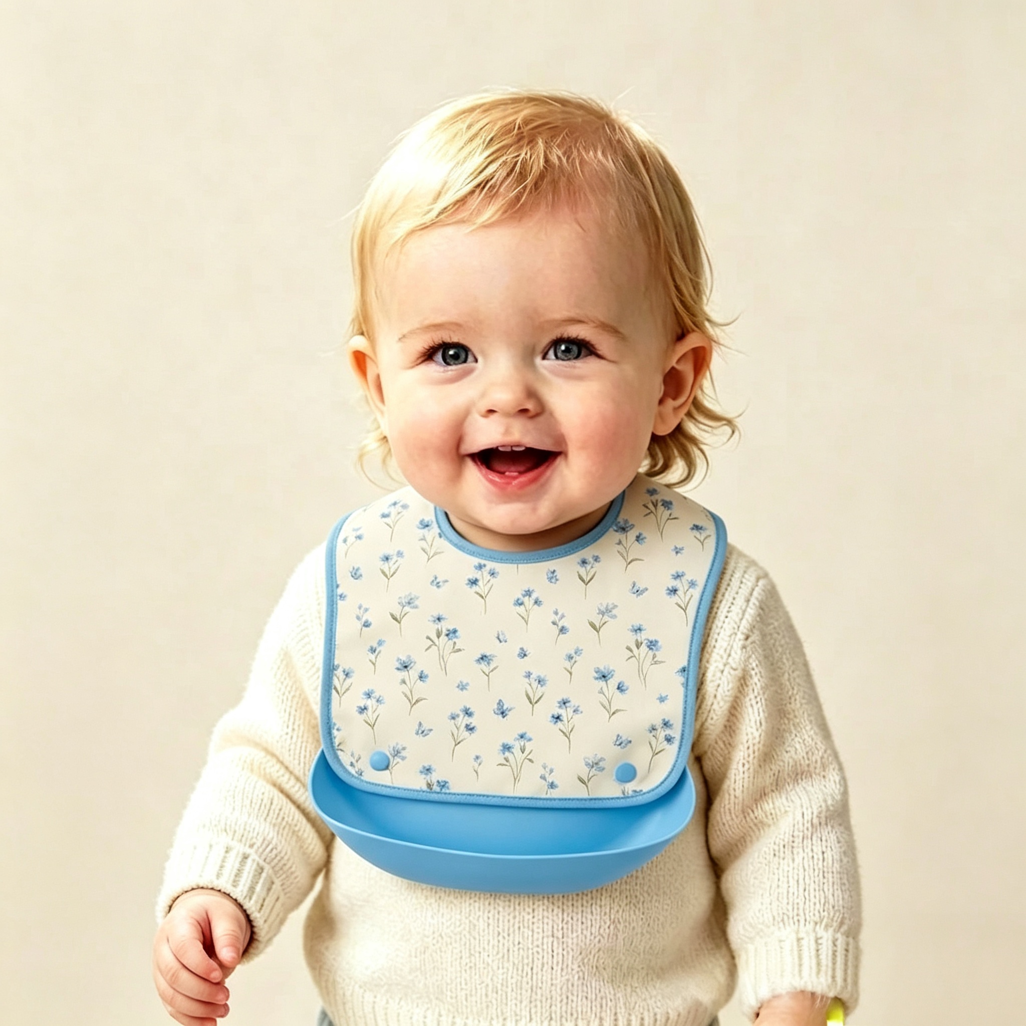 Unisex Baby Clothes Soft Cotton Fabric Waterproof Silicone Pocket Printed Baby Bibs Saliva Towels Outdoor Travel Daycare