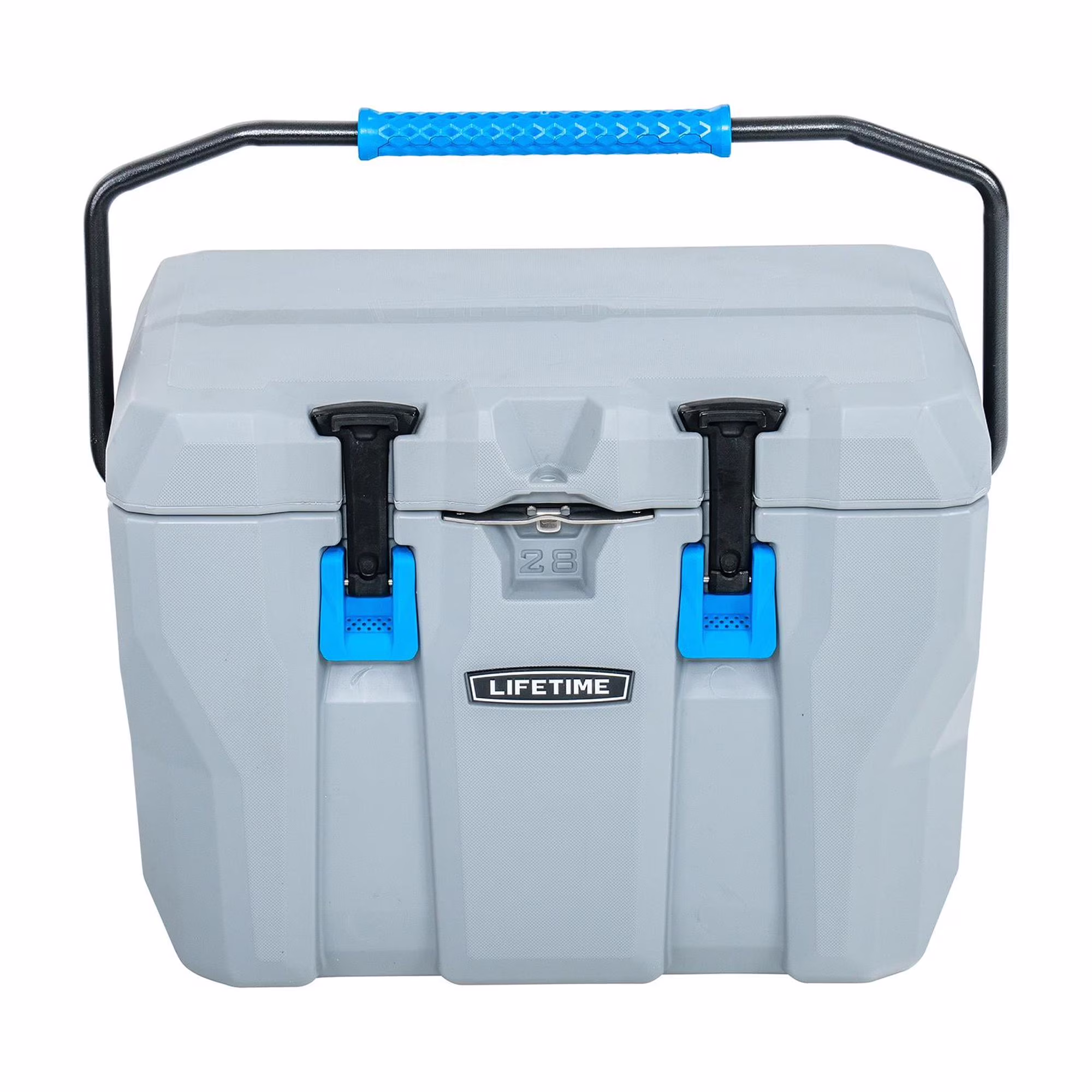 28 qt Bear-Resistant Camping Cooler, Premium High Performance, Ice Retention, Hard Cooler, 20 Can Capacity, Boulder Gray (91289)(Boulder Gray)