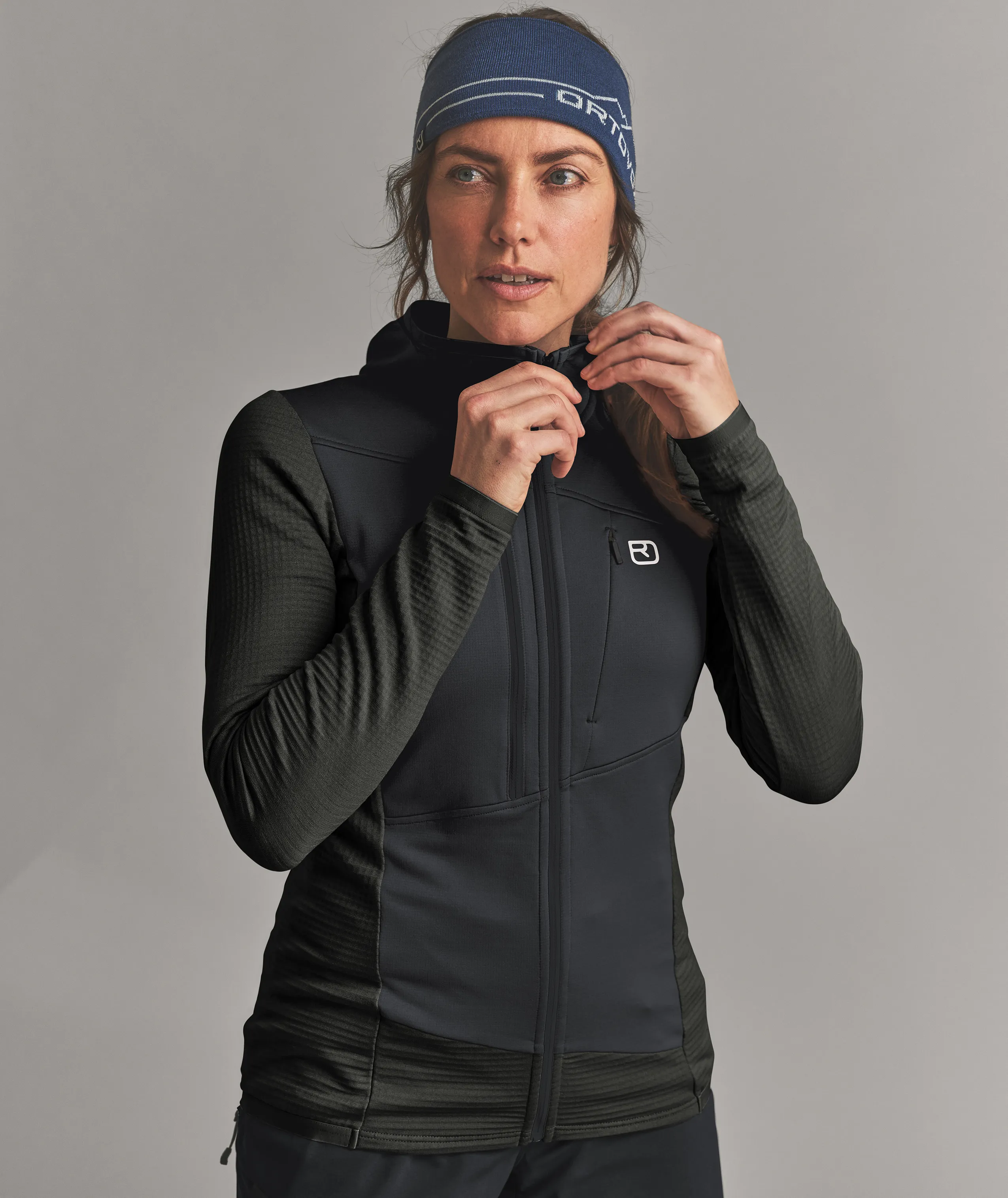 ORTOVOXR FLEECE GRID HOODY