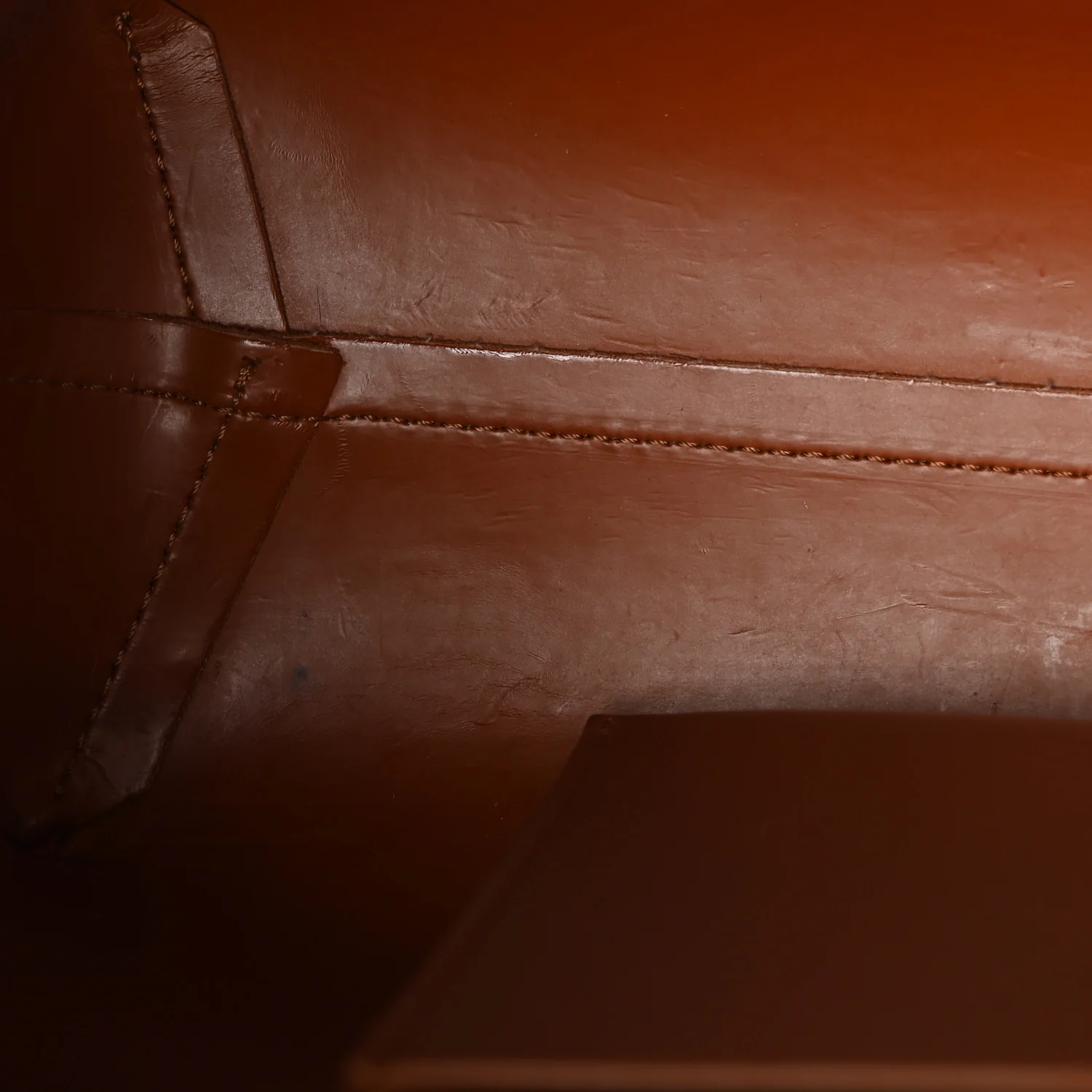 Calfskin Soft Lady Bag Biscotti
