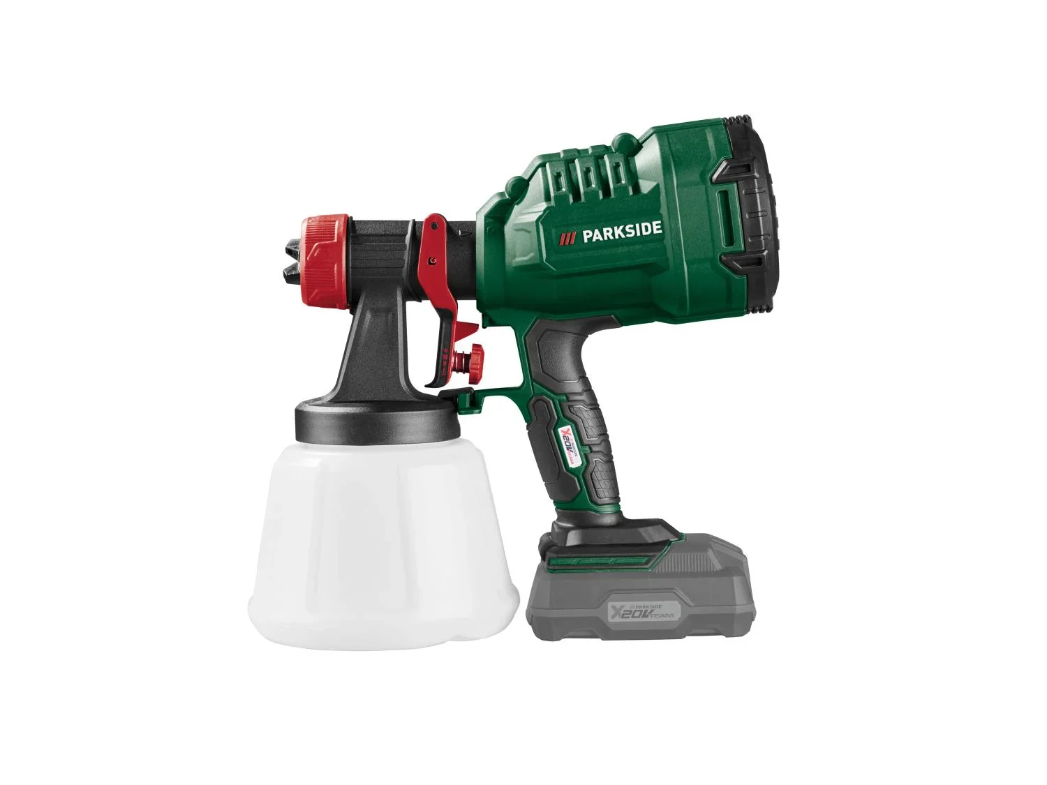 PARKSIDE Pistolet  peinture sans fil PFSA 20-Li B2, 1200 ml, 20 V
