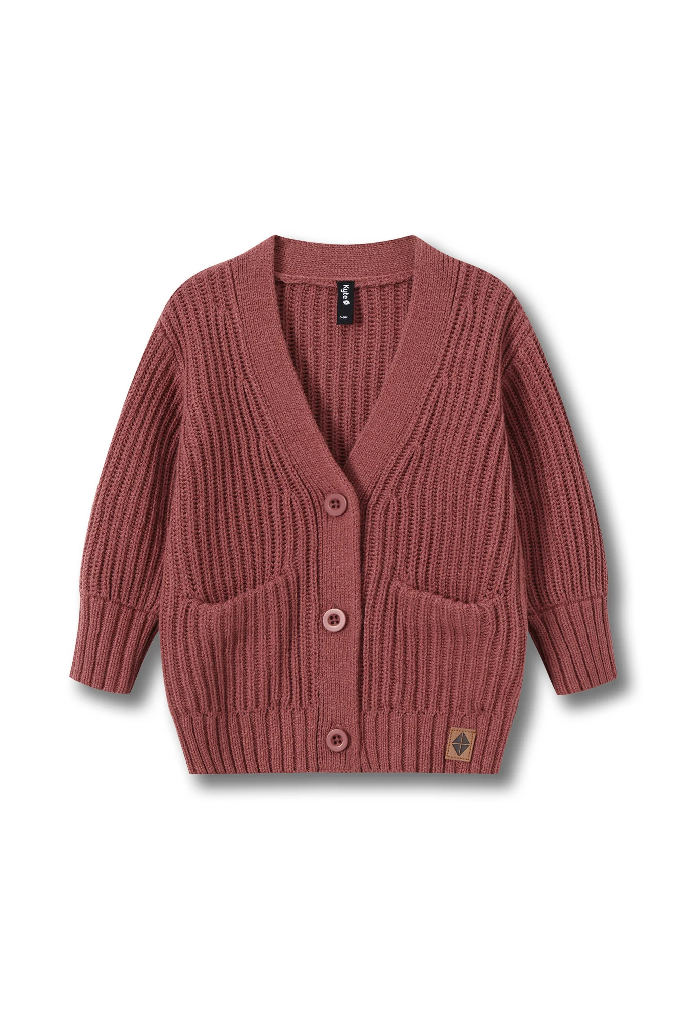 Chunky Knit Oversized Cardigan in Ember