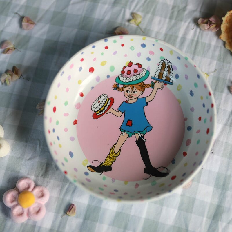 Pippi skål 14,5 cm bursdag