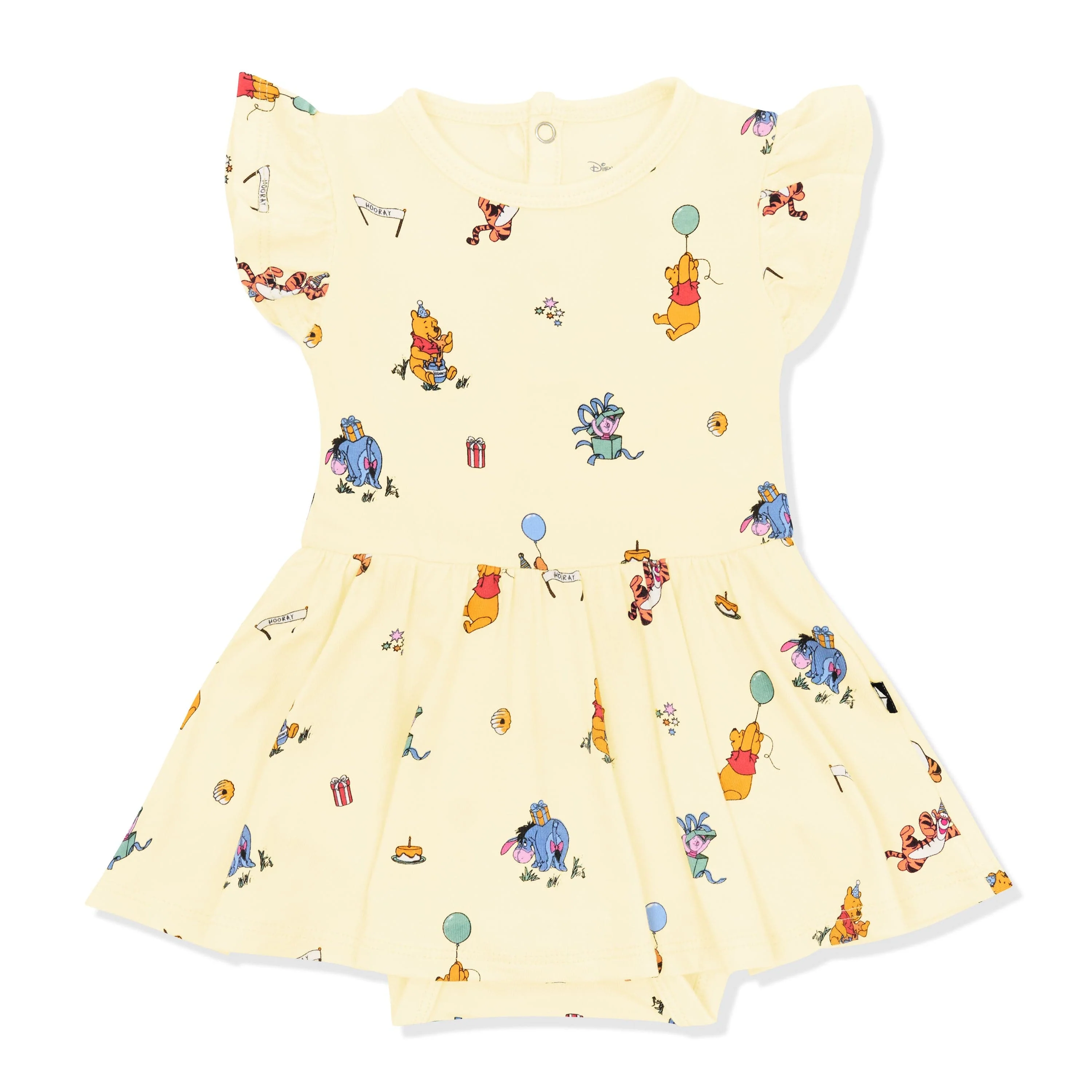 Twirl Bodysuit Dress in Winnie the Pooh Celebration