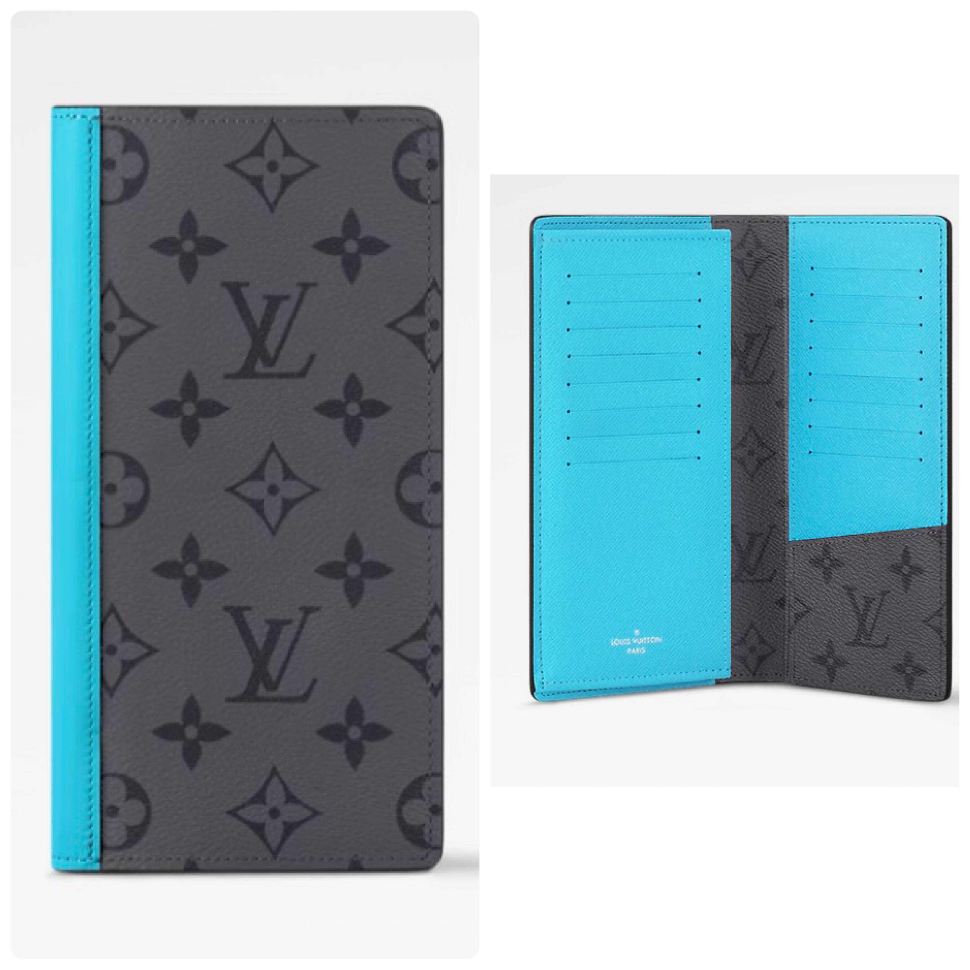 日本完売【LV】 ポルトフォイユ・ブラザ NM　ターコイズ  M11467財布