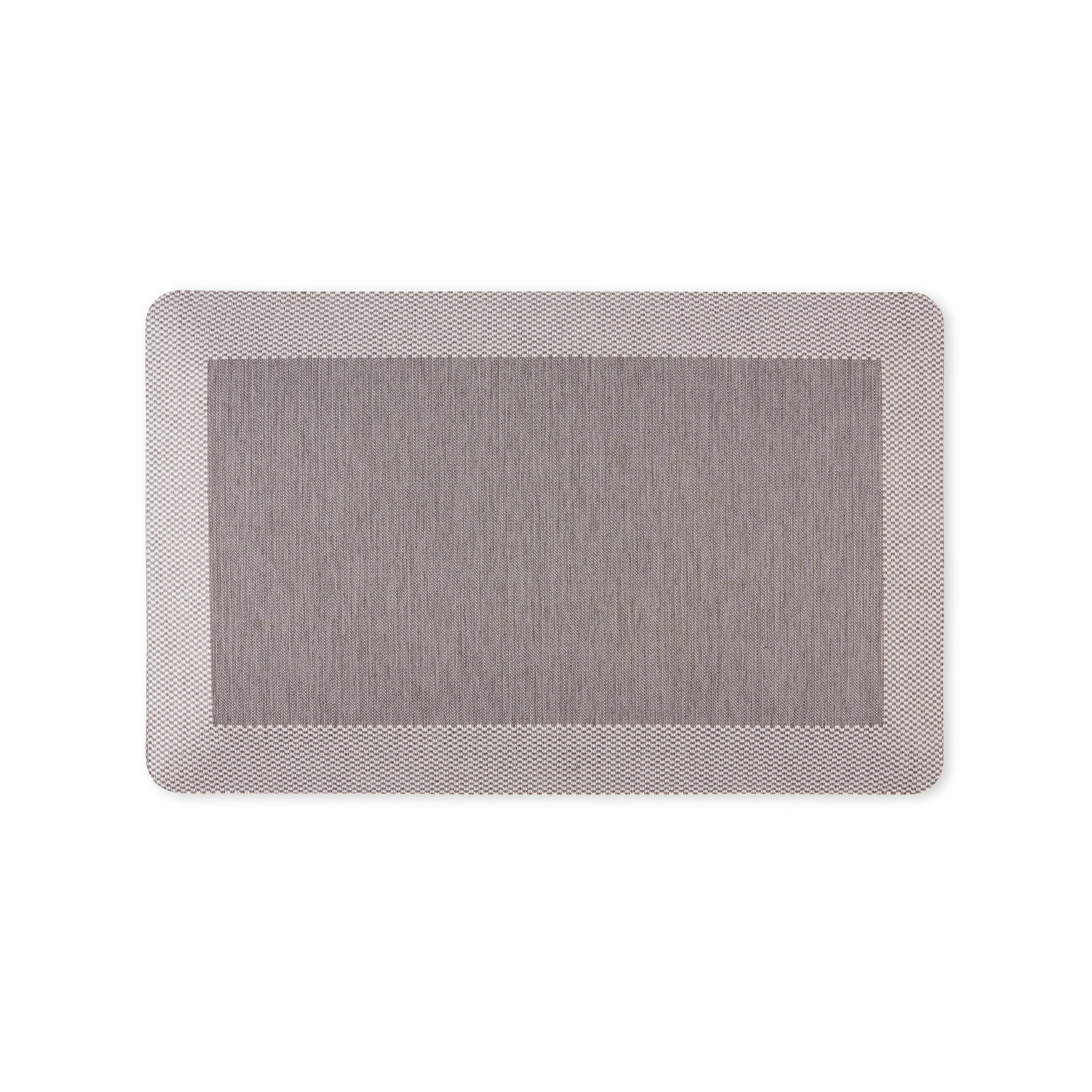 Martha Stewart Mira Modern Heathered Anti-Fatigue Air-Infused Kitchen Mat, Grey, 19.6