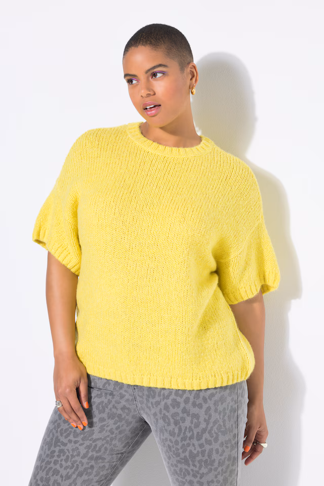 Oversized Short Sleeve Sweater