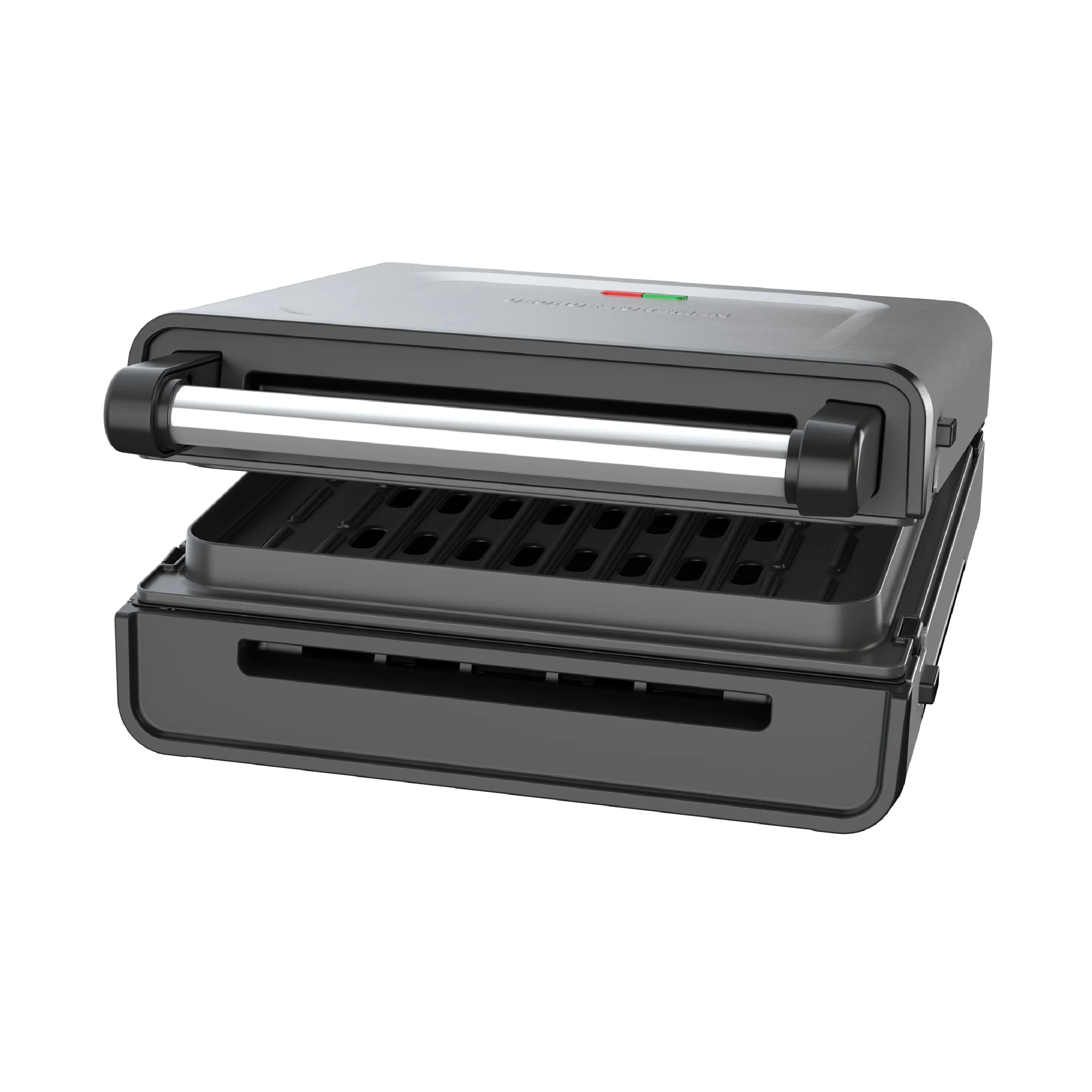 Foreman Contact Smokeless - Ready Grill, Family Size (4-6 Servings), GRS6090B-1