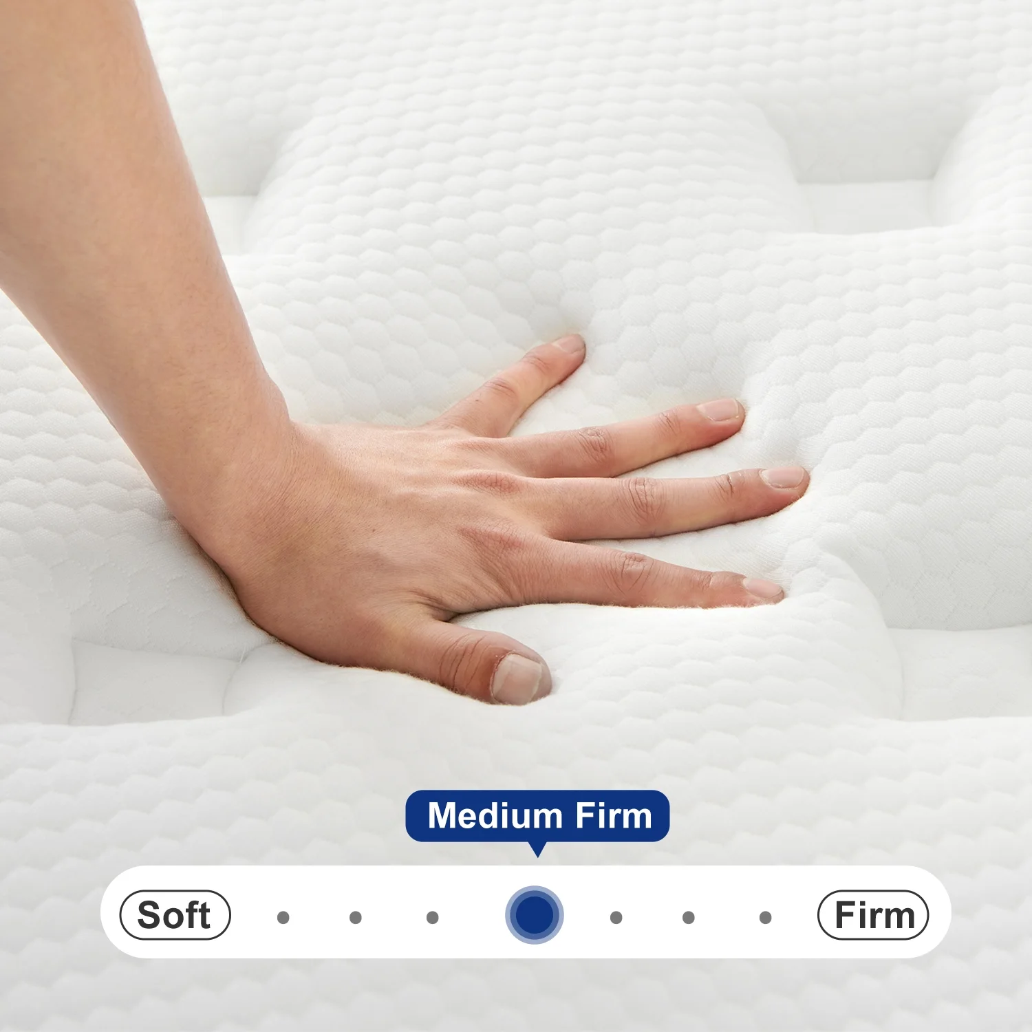 Queen Mattress, 12" Medium Memory Foam Spring Hybrid Mattress, Support for Adult(Queen/12 in) - Image 2