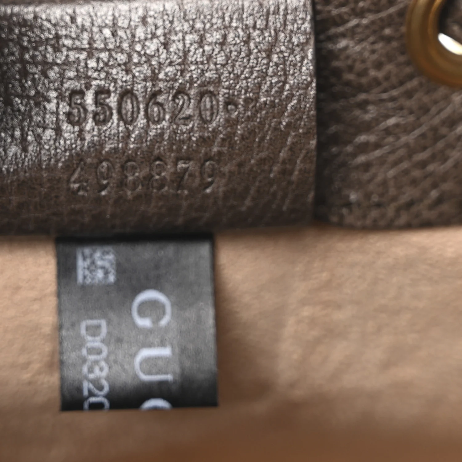 GG Supreme Monogram Web Mini Ophidia Bucket Bag Brown