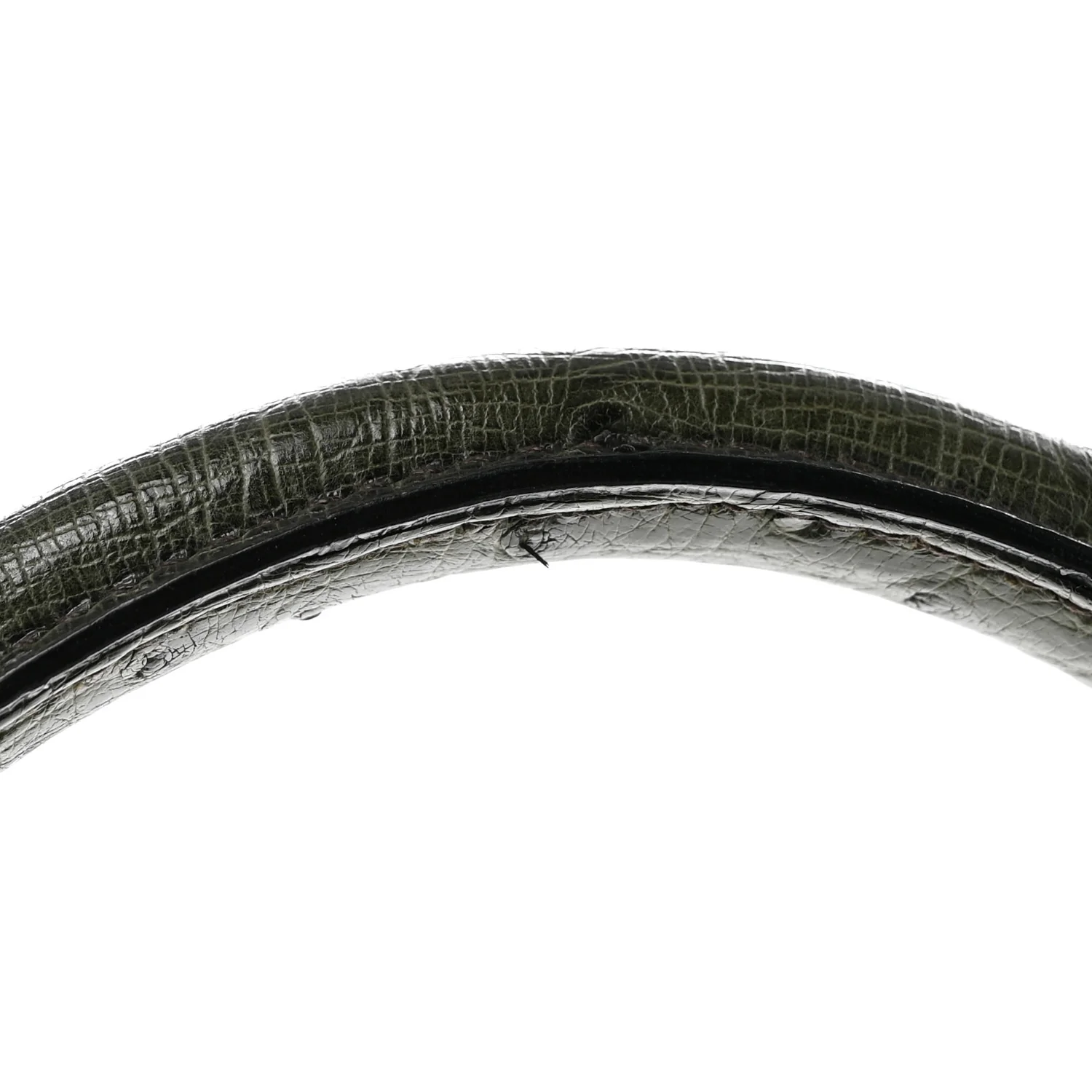 Ostrich Kelly Sellier 32 Vert Olive