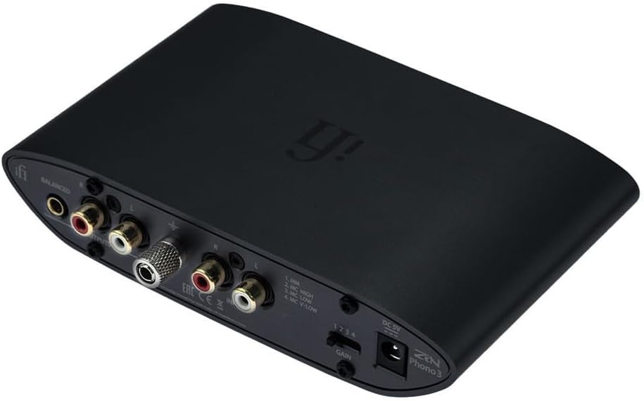 iFi Zen Phono 3 Phono Preamp Reduce Hiss & Noise on Vinyl Playback (Black Stealth)