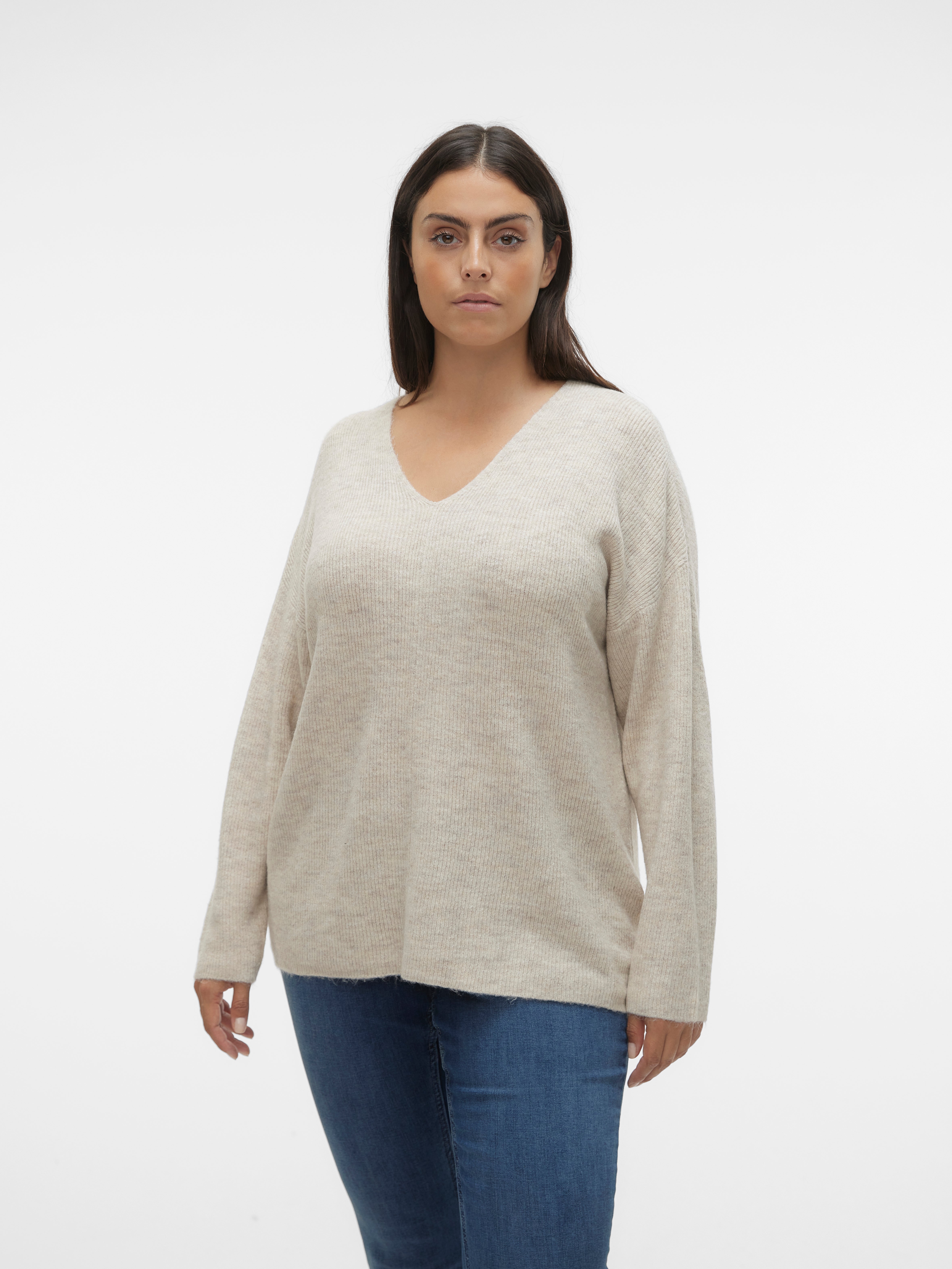 VERO MODA® VMCREWLEFILE Knitted pullover